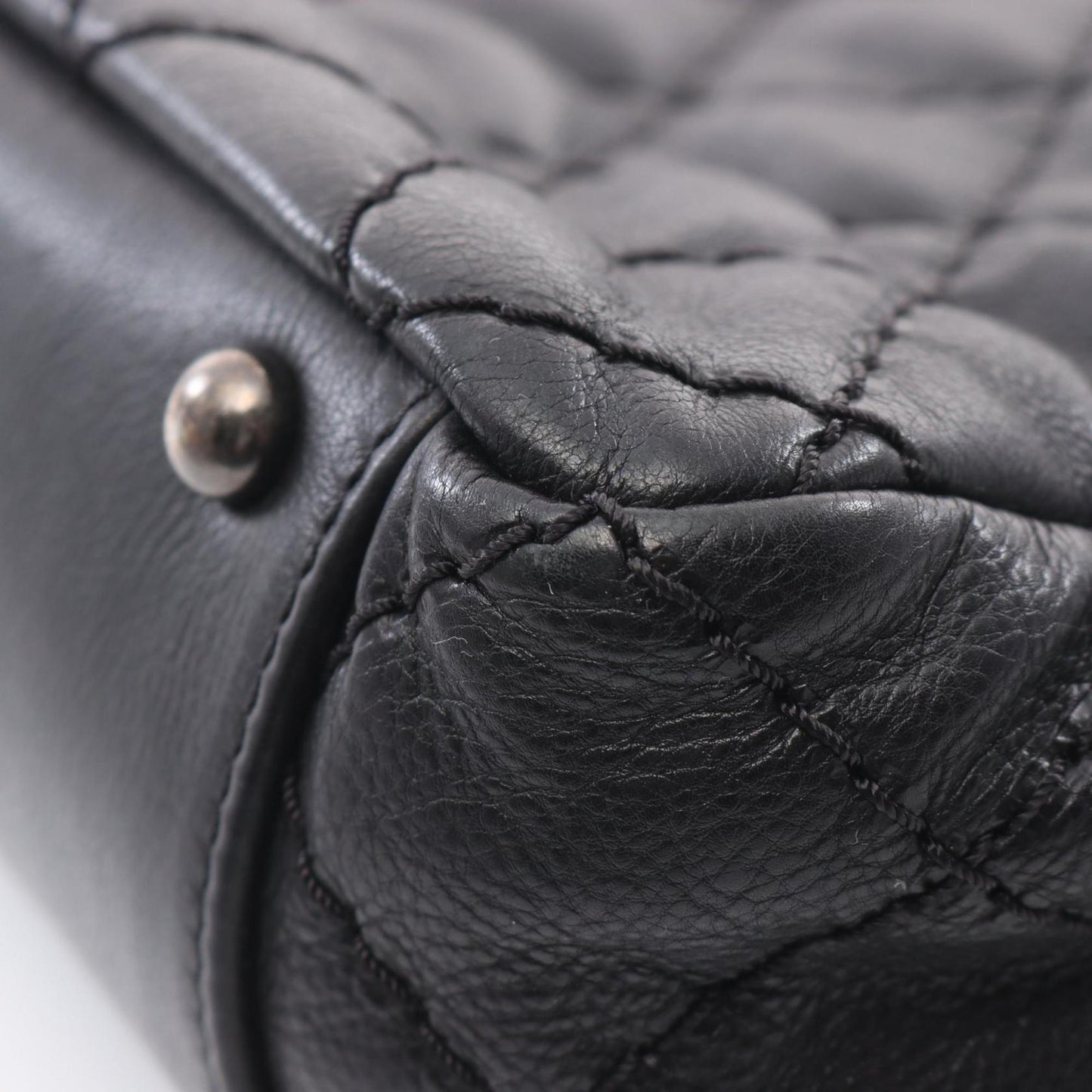 Chanel Wild Stitch Tote Bag Leather