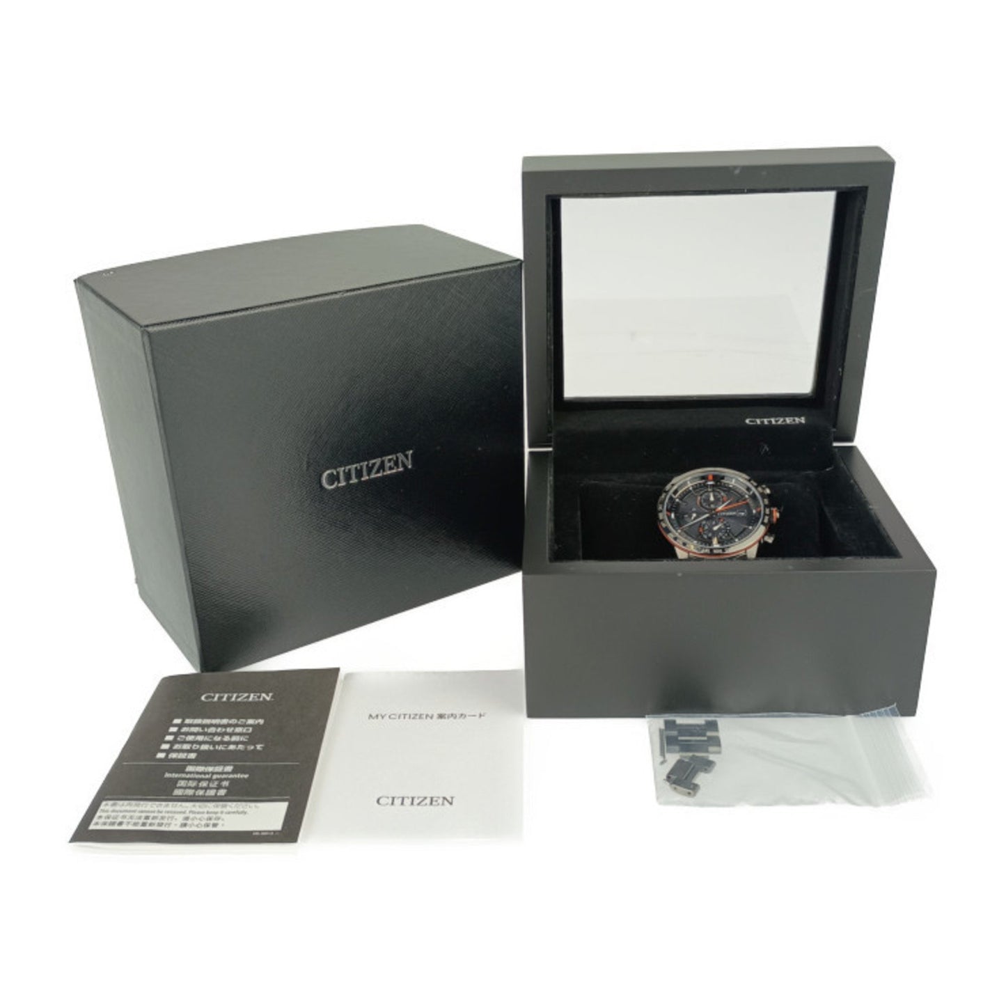 Citizen Watch Attesa Act Line At8185-62E H800-T025871 Black Super Titanium