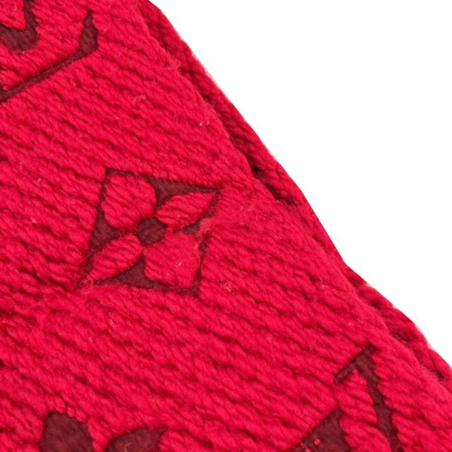 Louis Vuitton Louis Vuitton Echarpe Mania M72432 No Tag Red Scarf