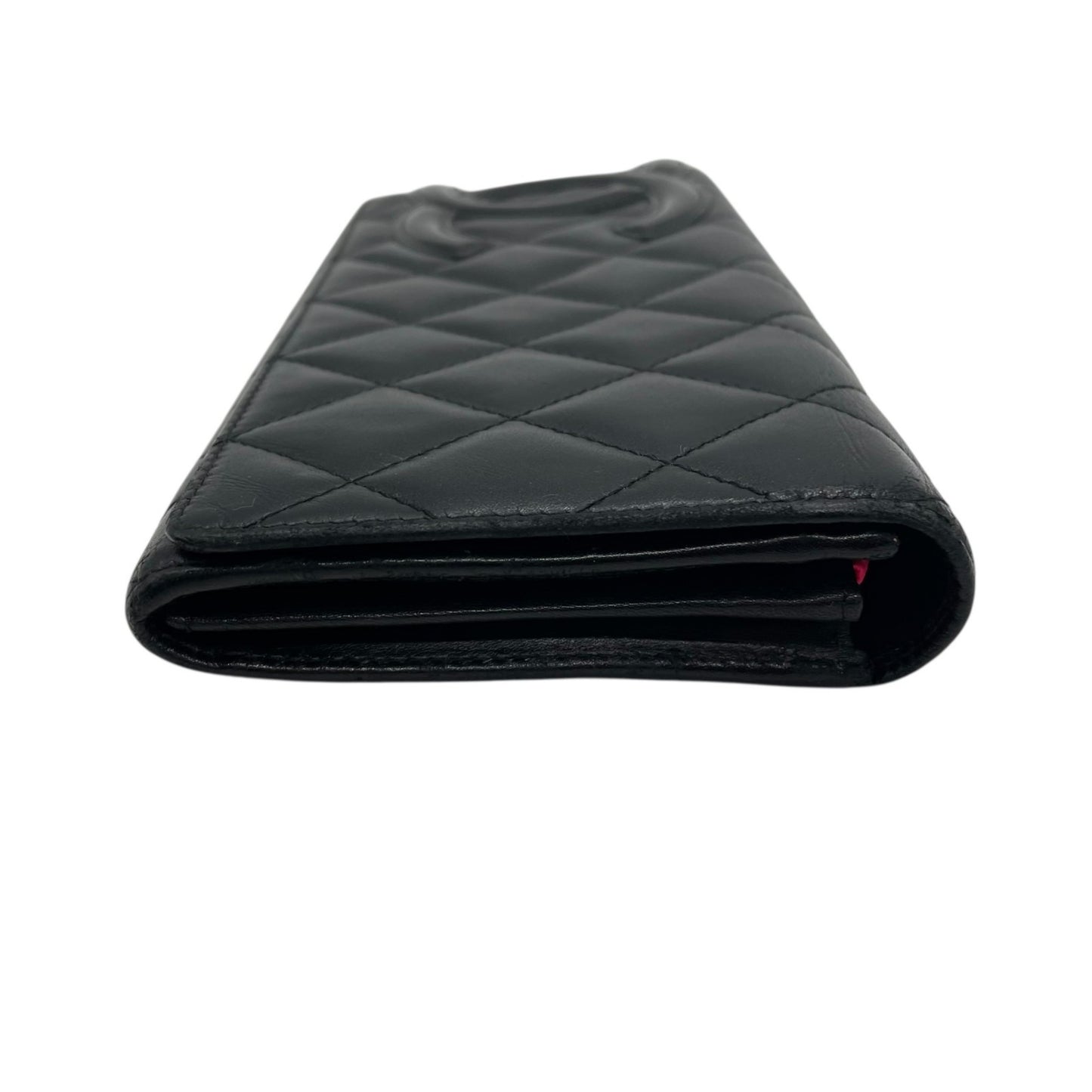 Chanel Cambon Line Bifold Long Wallet With Coco Mark