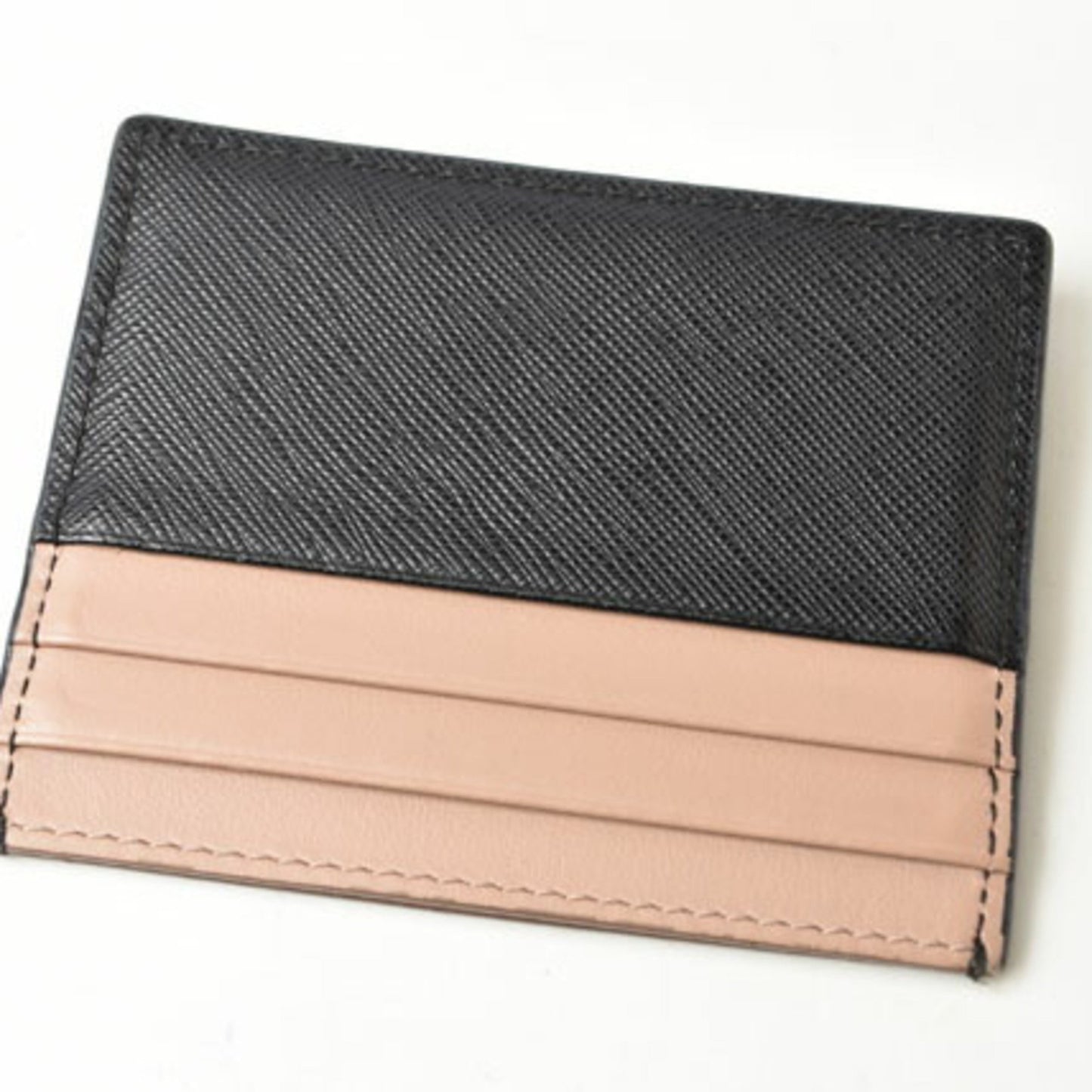 Prada Card Case/Business Holder Saffiano/Saffiano Nero/Black 1Mc025