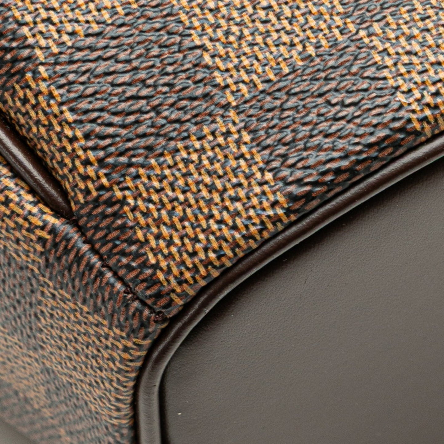 Louis Vuitton Damier Saria So Handbag N51284 Brown Pvc Leather