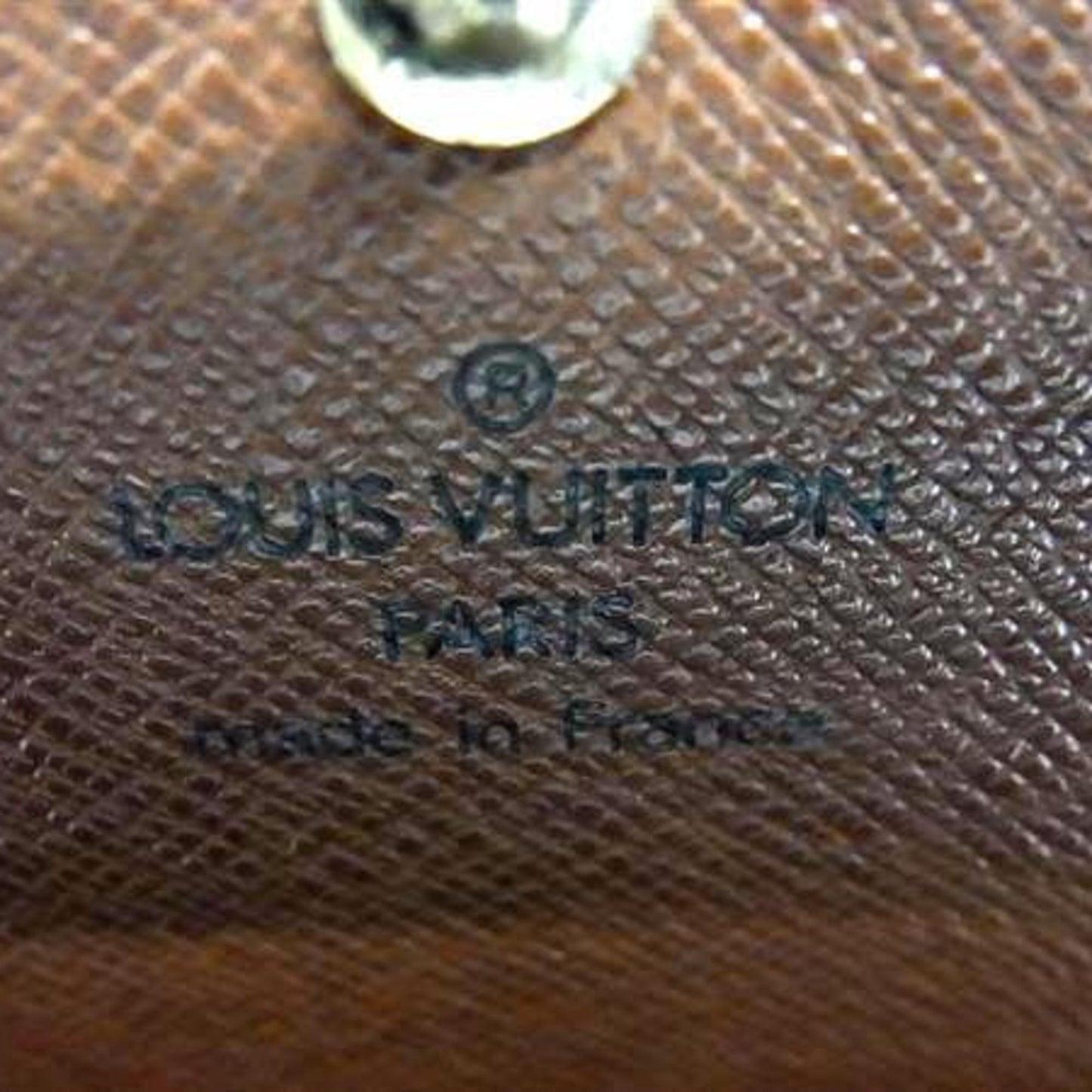 Louis Vuitton Monogram Porte Monnaie Bi-Tresor Wallet M61730 Brown Leather