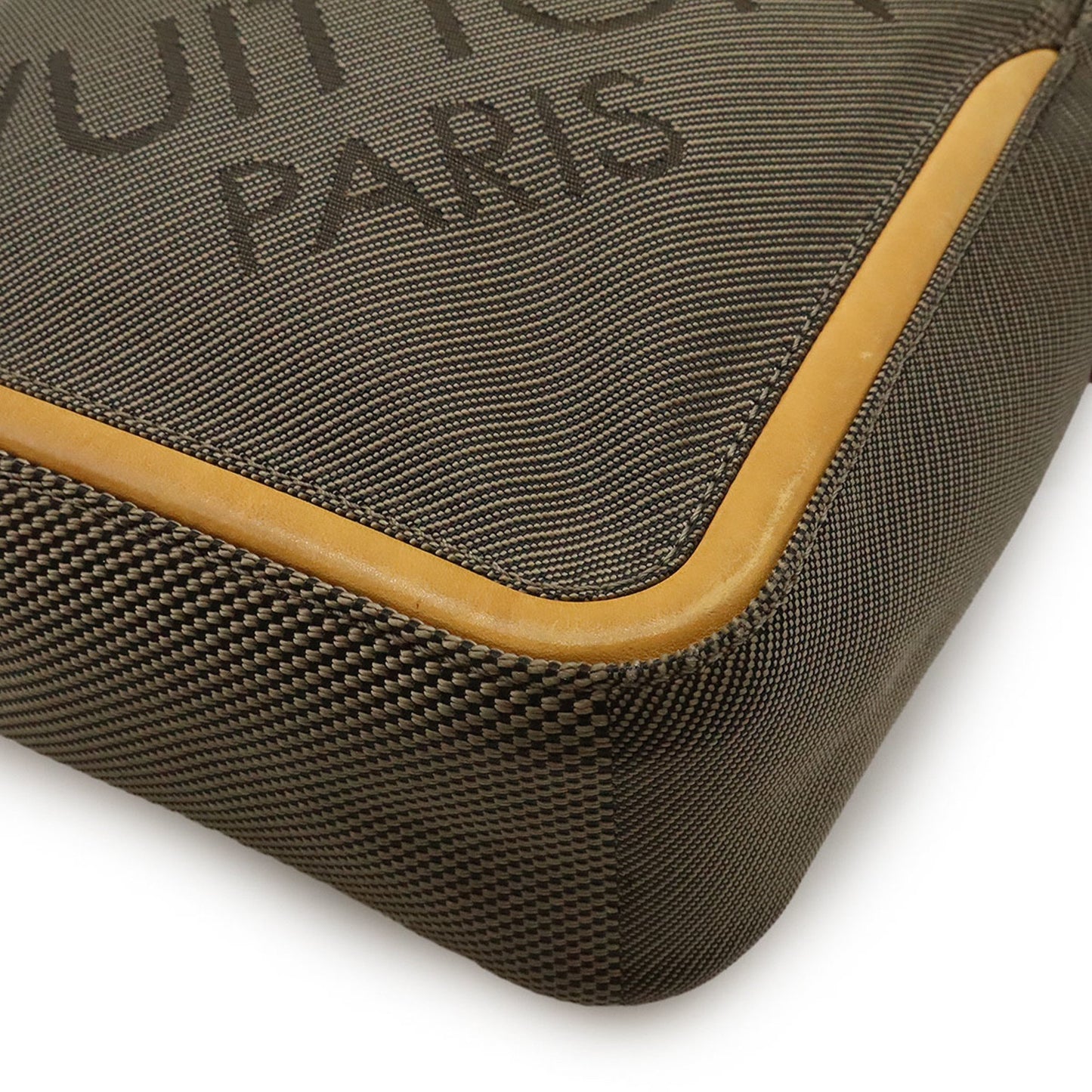 Louis Vuitton Damier Geant Citadan Shoulder Bag Canvas Tail Khaki M93040