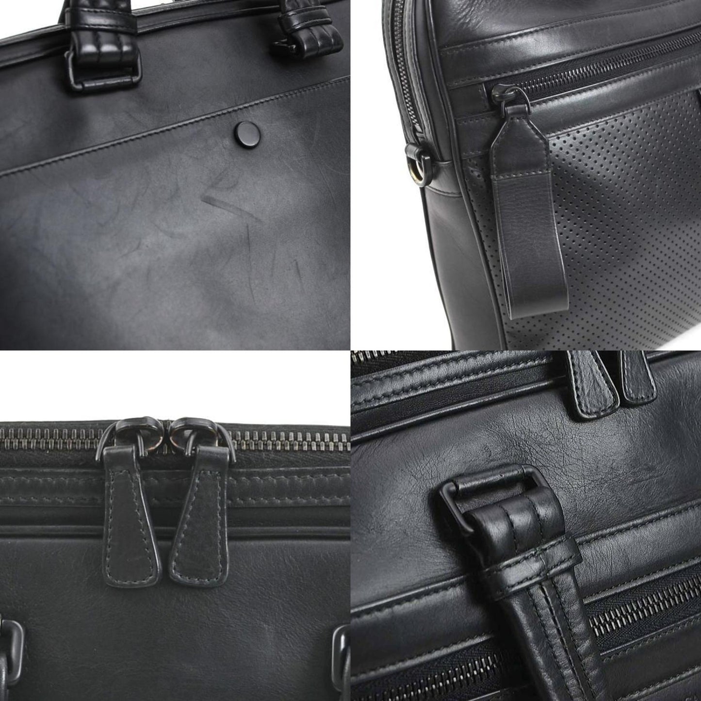 Bottega Veneta Handbag Bag Leggero Leather Black