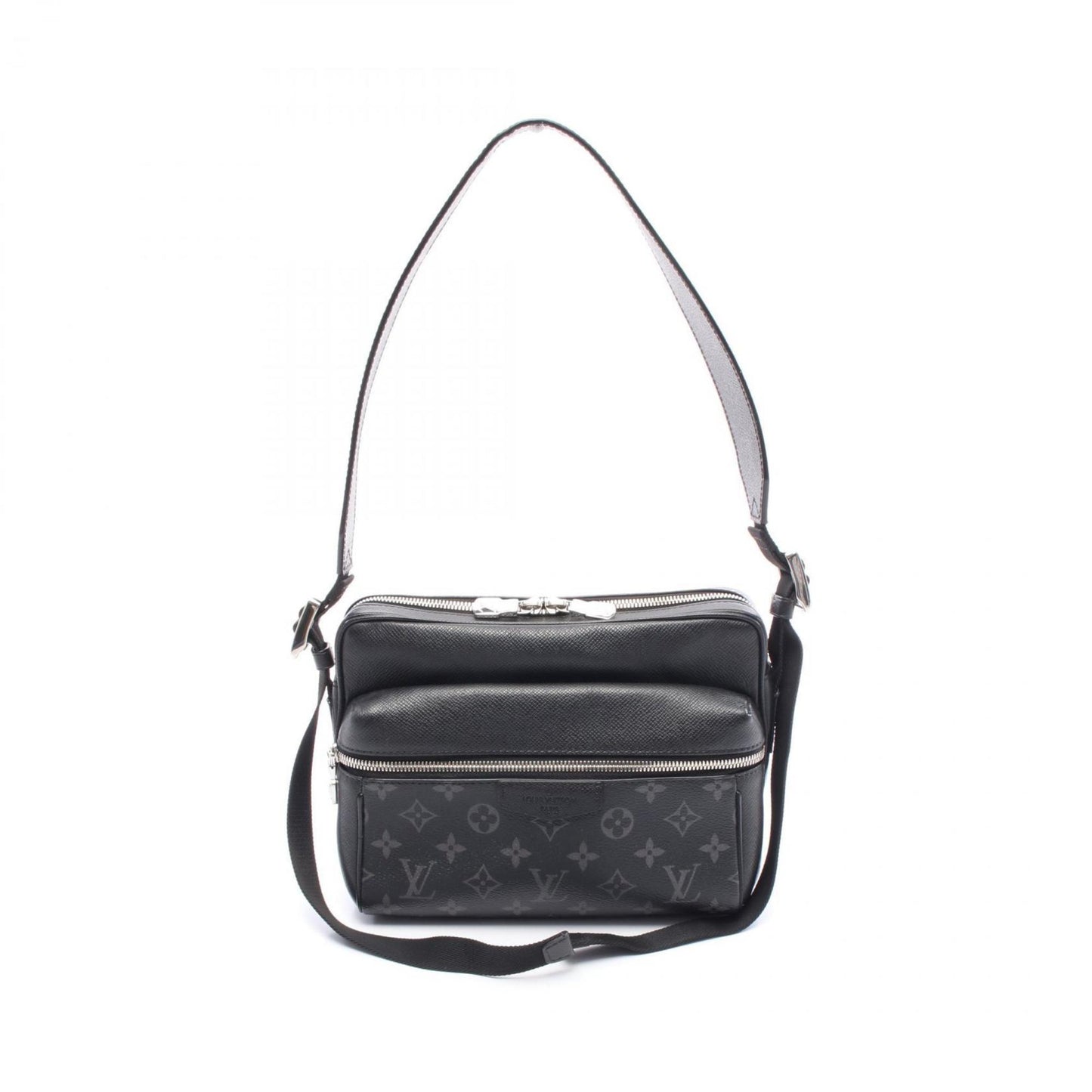 Louis Vuitton Outdoor Messenger Pm Shoulder Bag In Coated Canvas And Leather With Taiga Rama Pattern