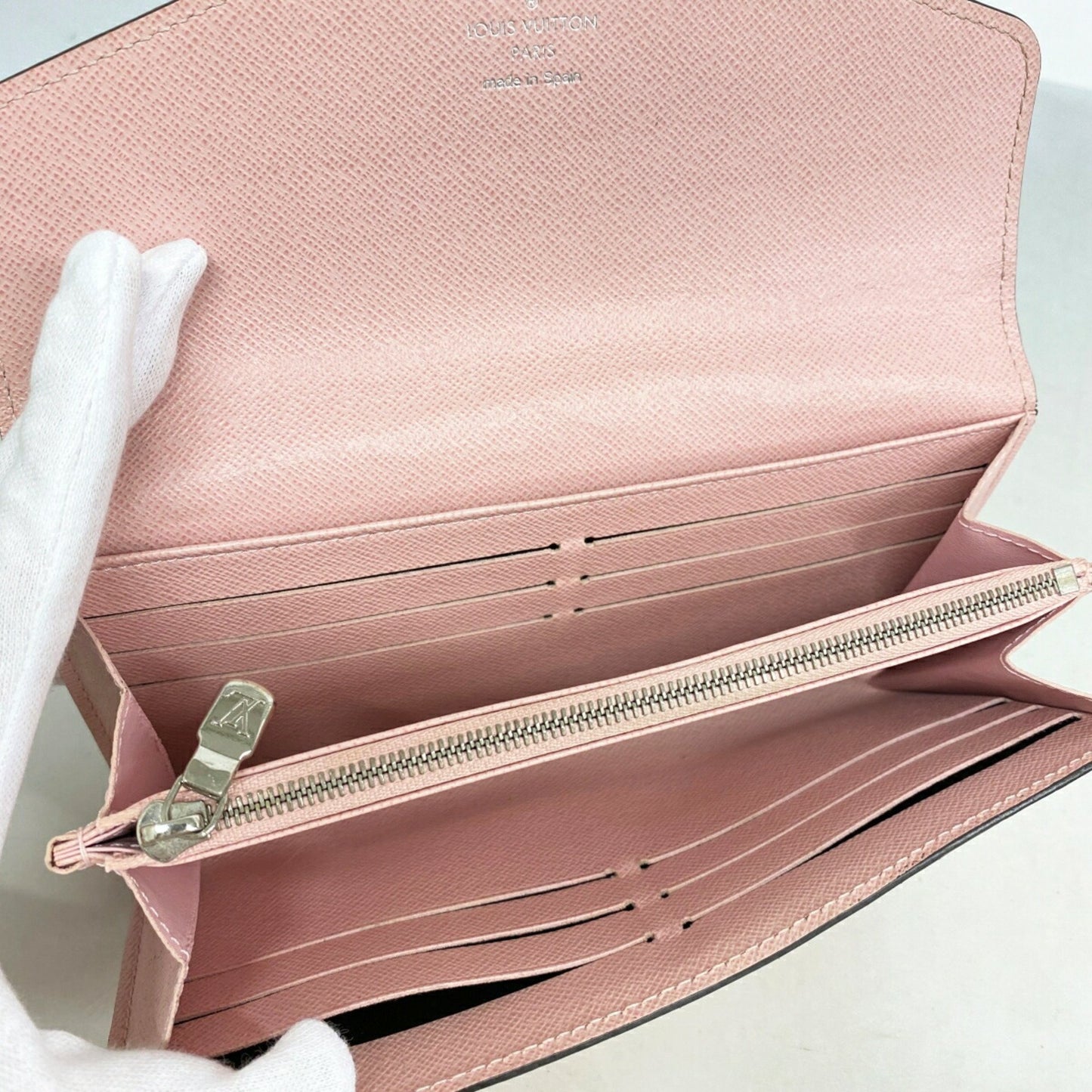 Louis Vuitton Epi Portefeuille Sarah Long Wallet M61216 Rose Claire