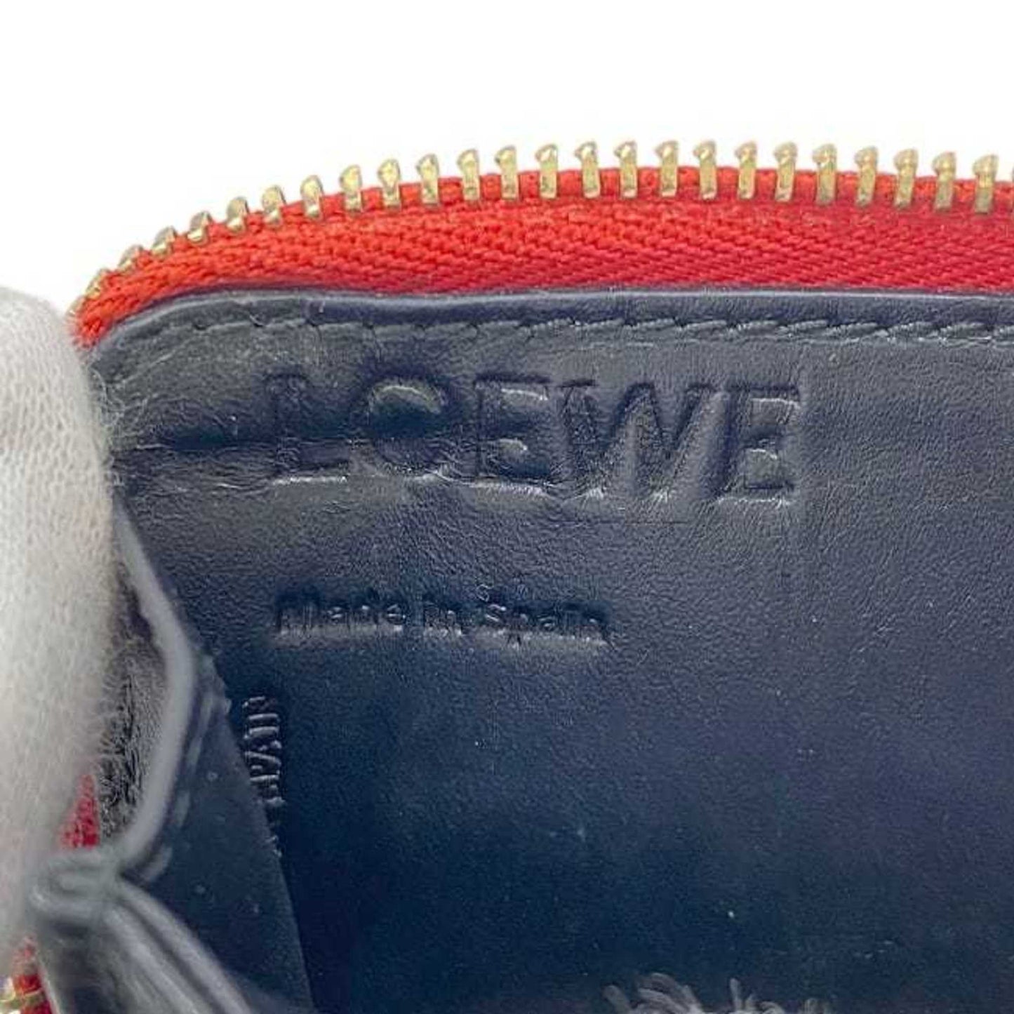 Loewe Coin Case Ec-23812 In Red