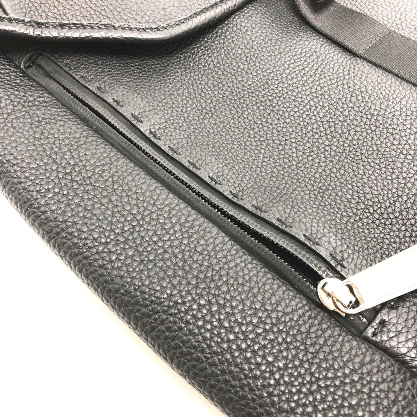 Fendi 7Vz011 Backpack Black Silverhardware
