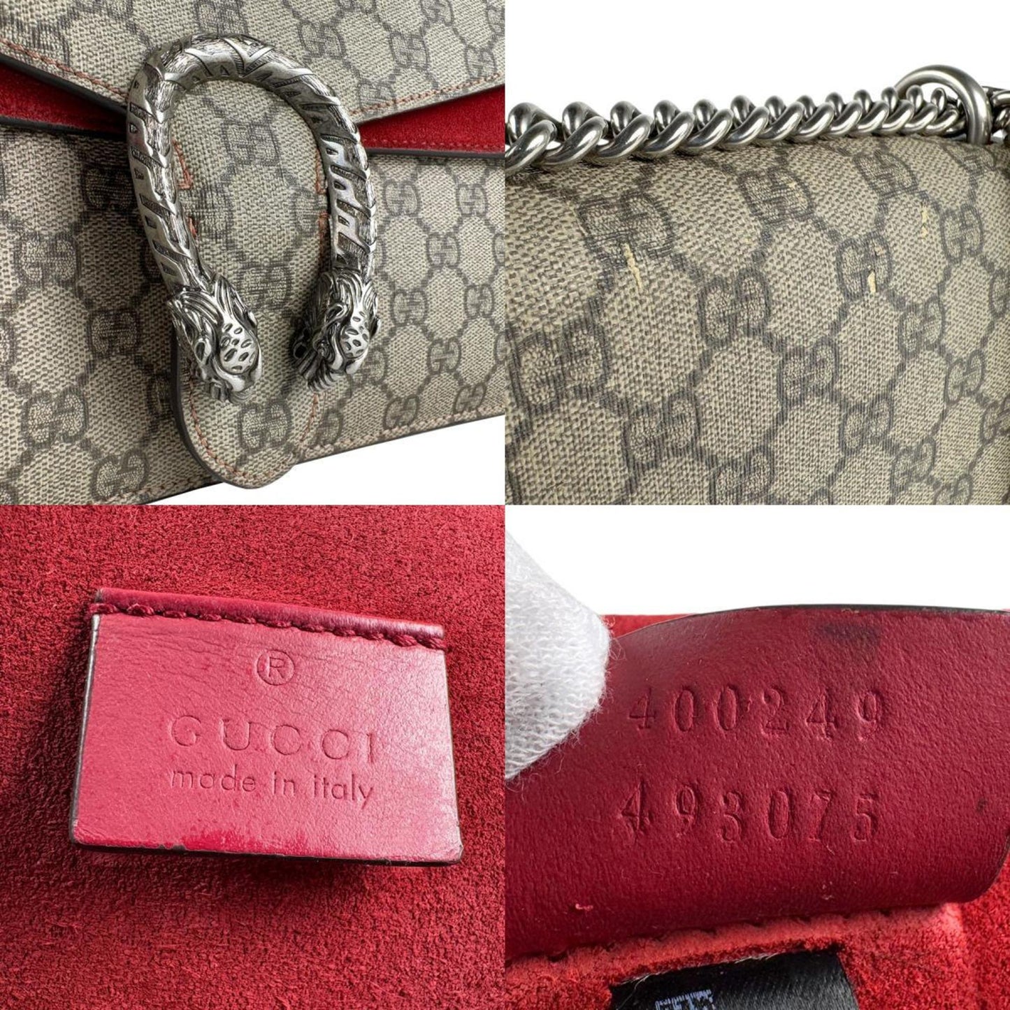 Gucci Dionysus Shoulder Bag In Gg Supreme Canvas