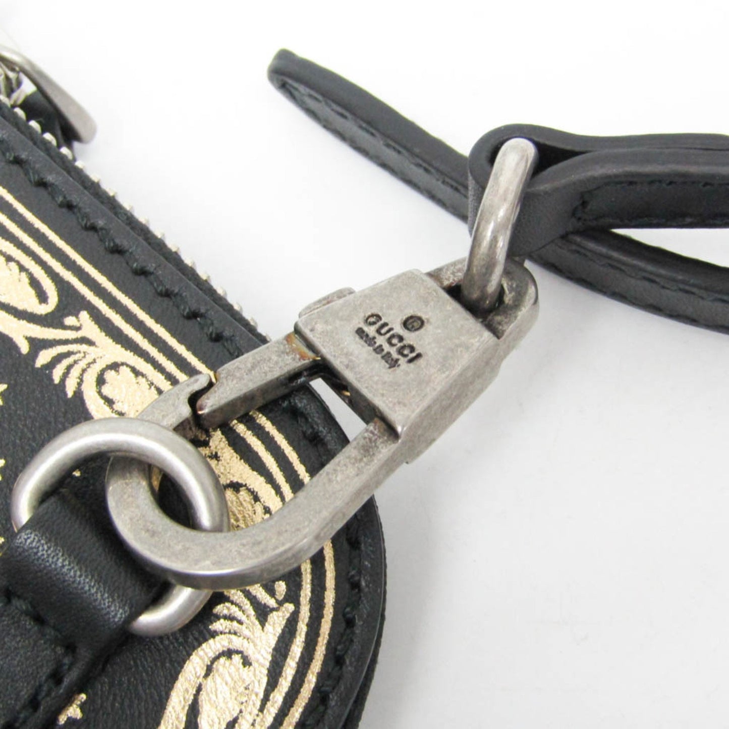 Gucci Guccy Print 511189 Women'S Leather Shoulder Bag Black