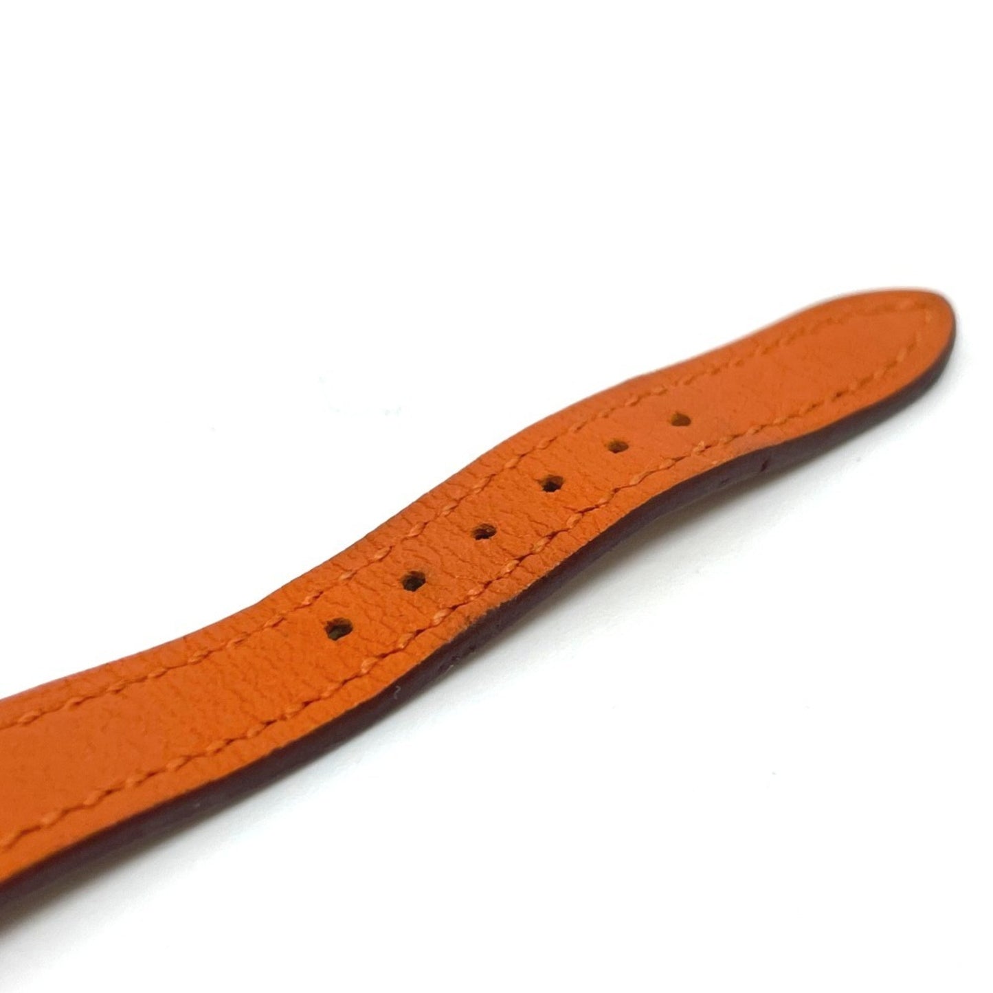Hermes Fg2.110 Faubourg Manchette Quartz Watch With Stainless Steel/Leather Strap