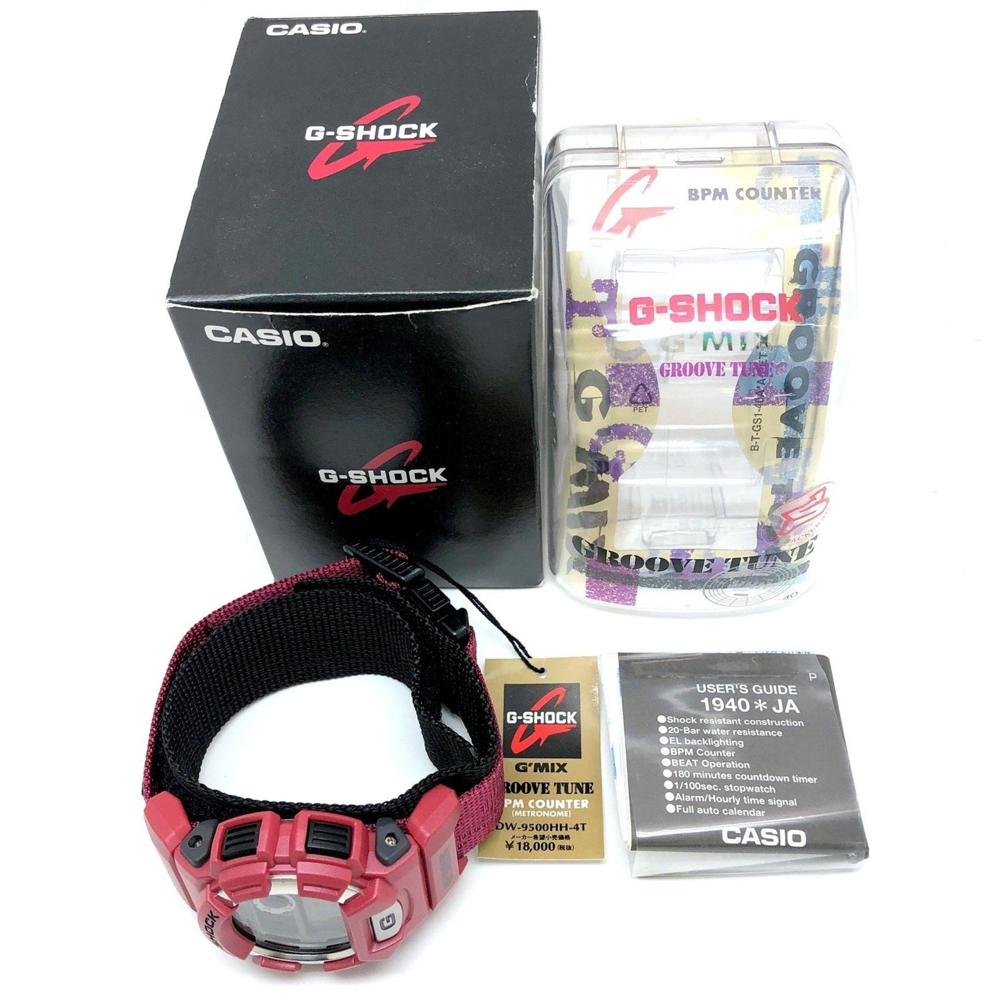 G-Shock Casio Dw-9500Hh-4T G'Mix Groove Tune Team Soul Wristwatch With Bpm Counter