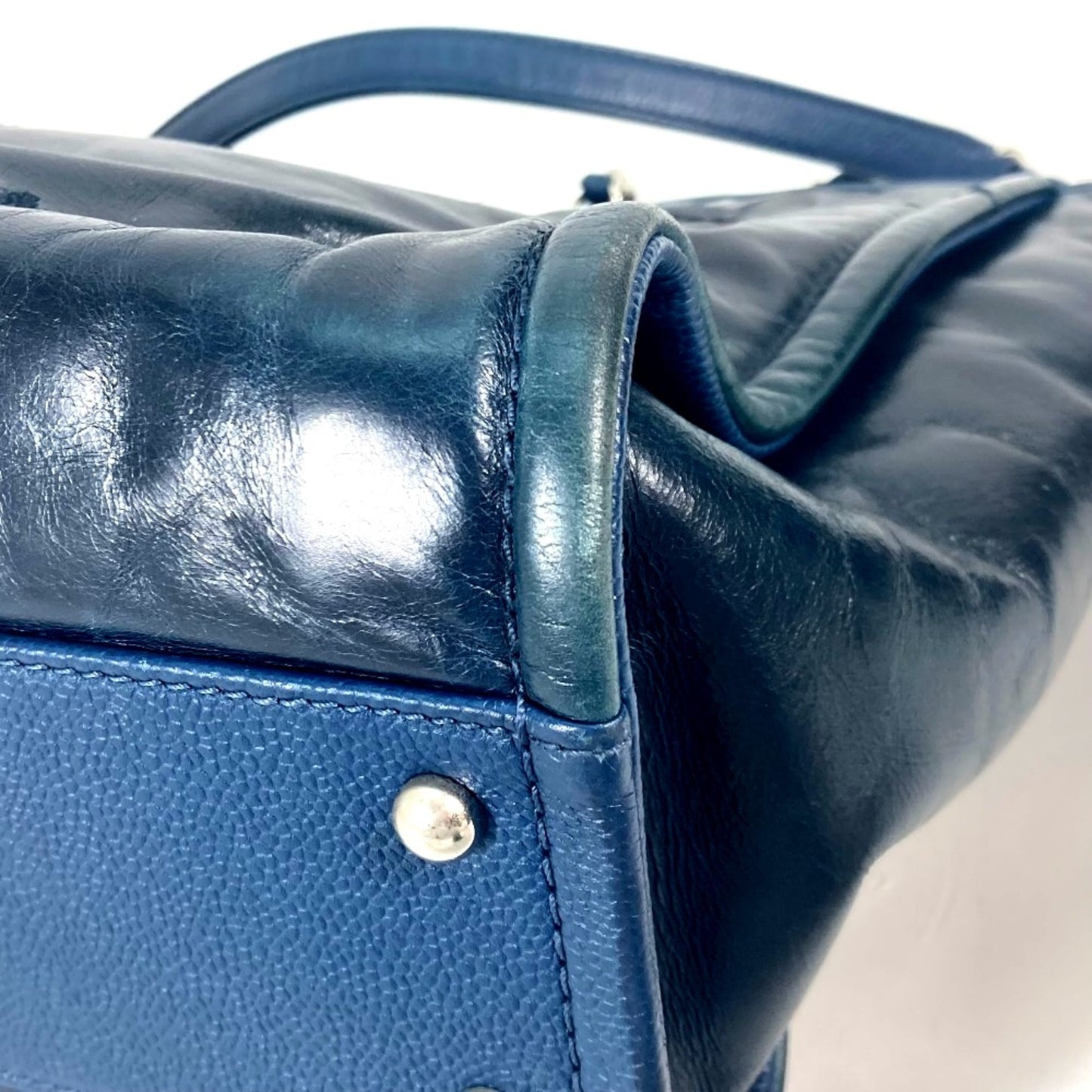 Chanel Logo Tote Bag Shoulder Bag Bag Chain Shoulder Bag Navy