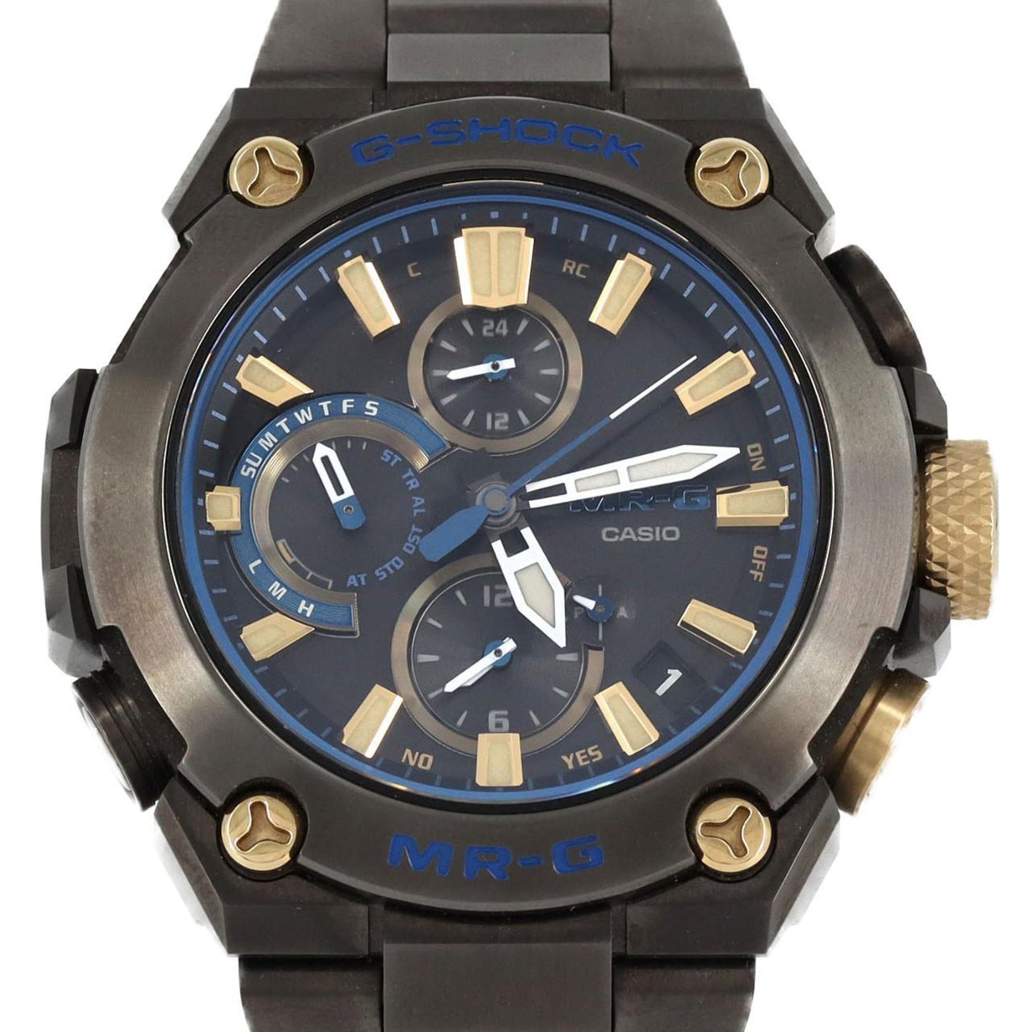 Casio G-Shock Mr-G Radio-Controlled Watch Mrg-B1000Ba-1Ajr Ti Solar Quartz