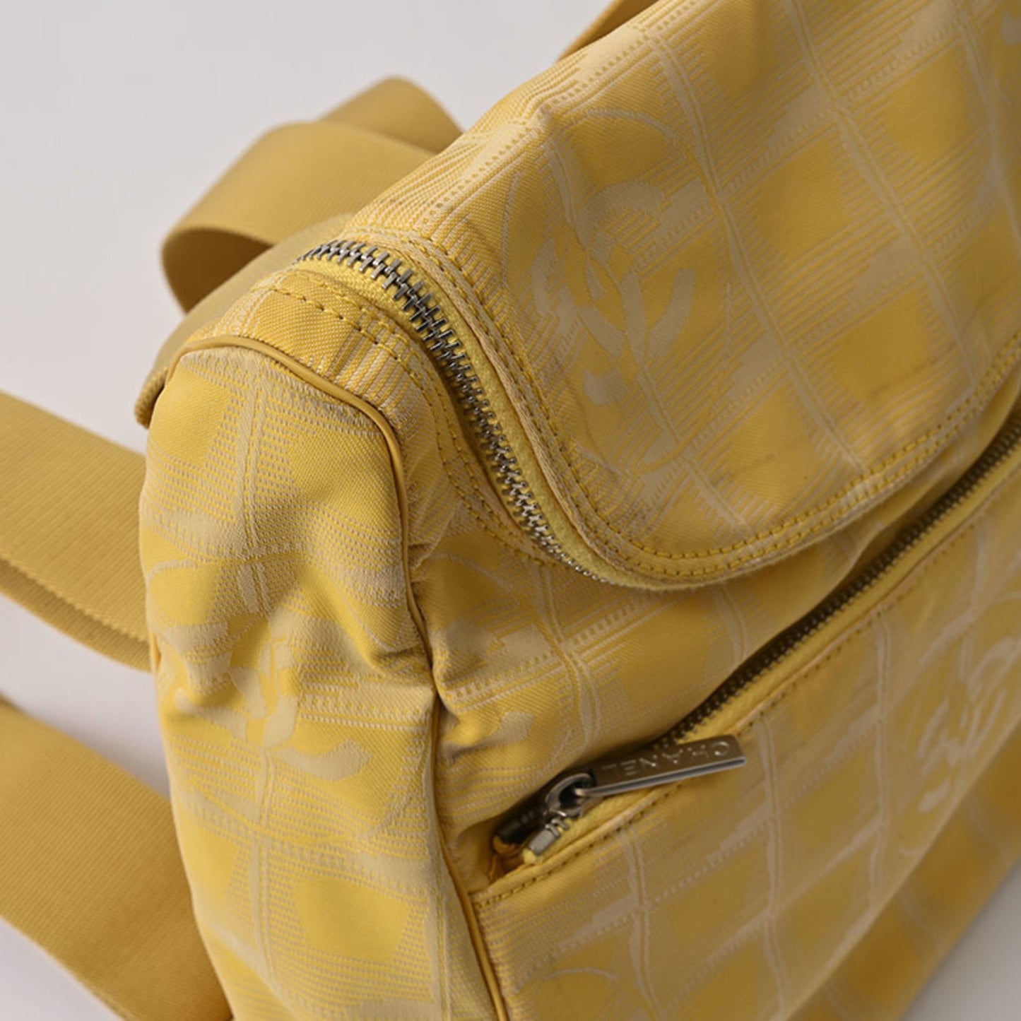 Chanel New Travel Line Shoulder Bag Yellow A15958