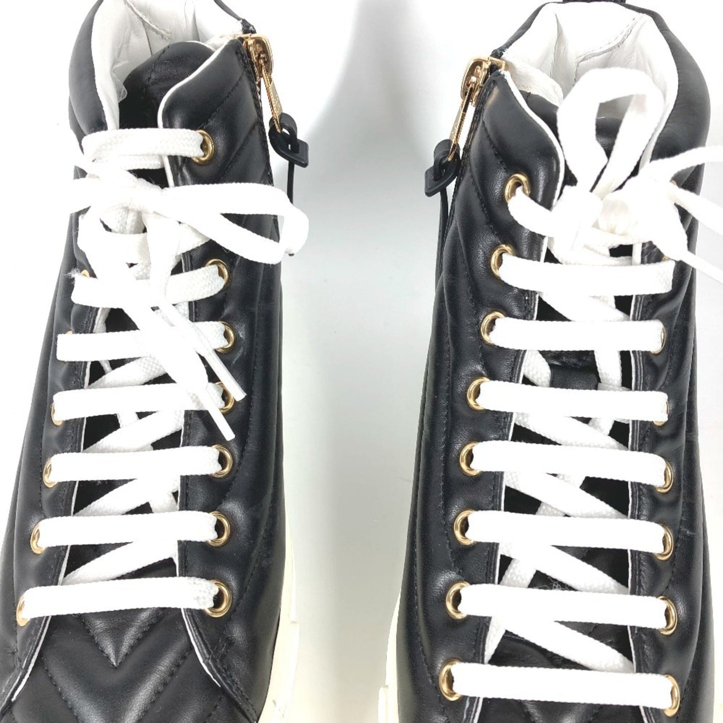 Louis Vuitton Rainbow Stellar Line High-Top Sneakers Cl0149 In Black Leather