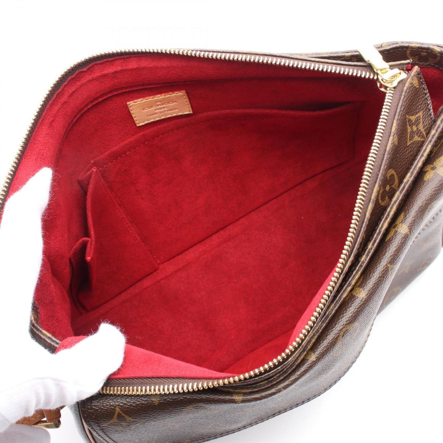 Louis Vuitton Viva Cite Gm Monogram Shoulder Bag Coated Canvas Leather