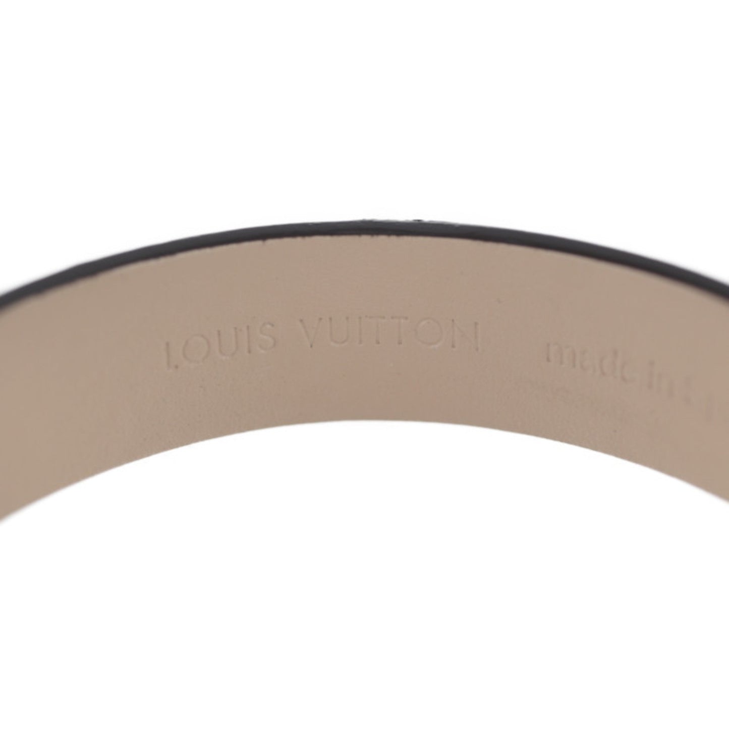 Louis Vuitton Louis Vuitton Brasserie Spirit Bracelet M6754F Notation Size 17 Epi Leather Beige