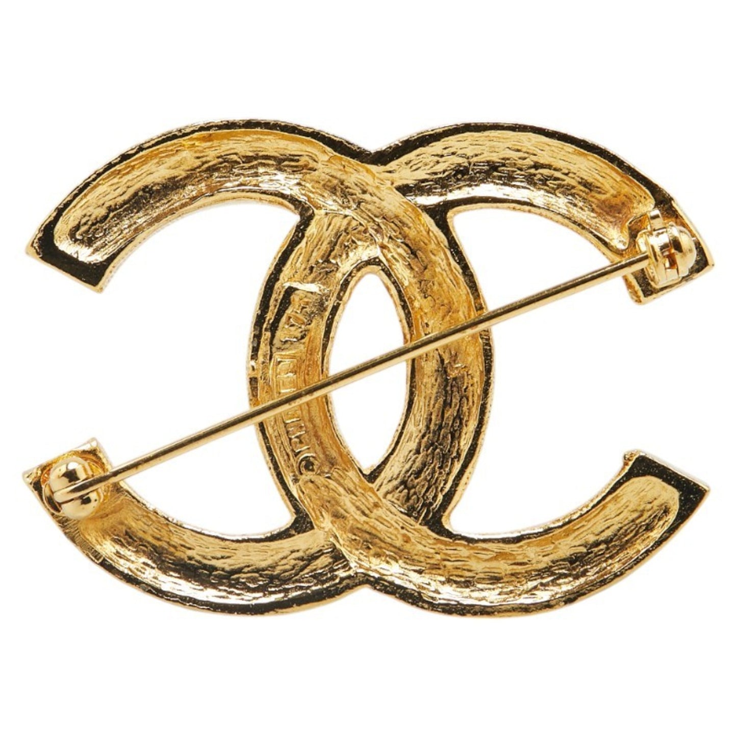 Chanel Coco Mark Rhinestone Brooch