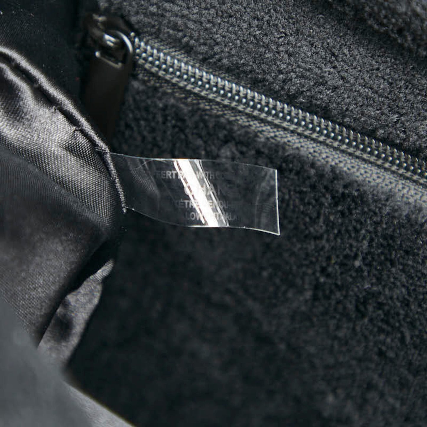 Chanel Coco Mark Novelty Crossbody Shoulder Bag In Black And White With Pile