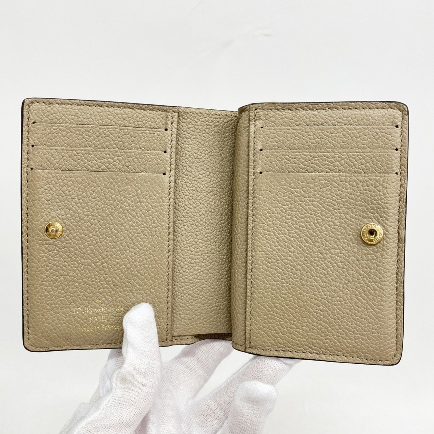 Louis Vuitton Monogram Empreinte Portefeuille M80152 Tourterelle