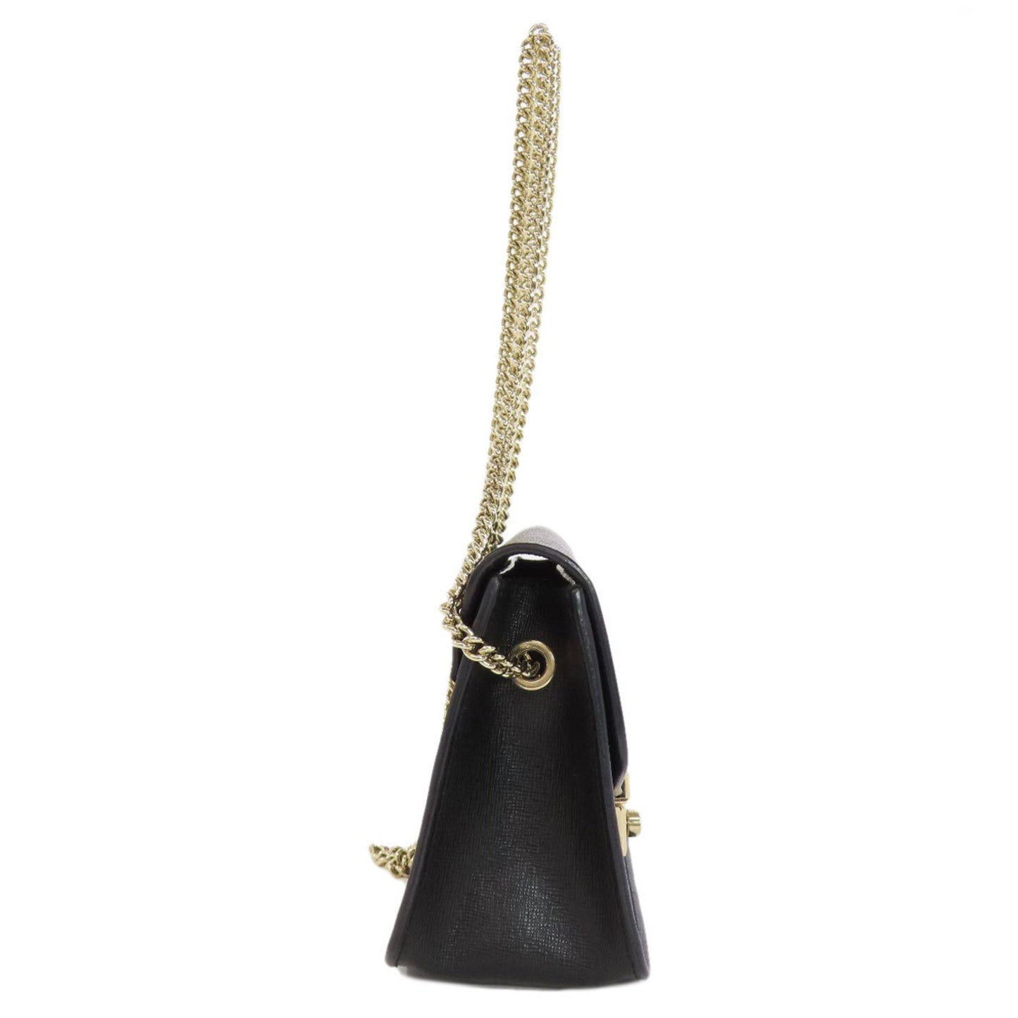 Furla Chain Shoulder Bag Leather
