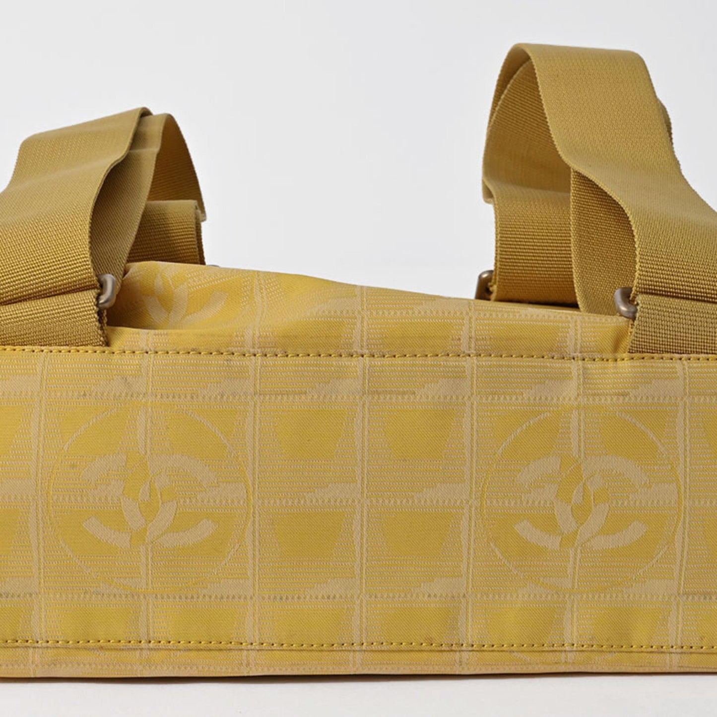 Chanel New Travel Line Shoulder Bag Yellow A15958