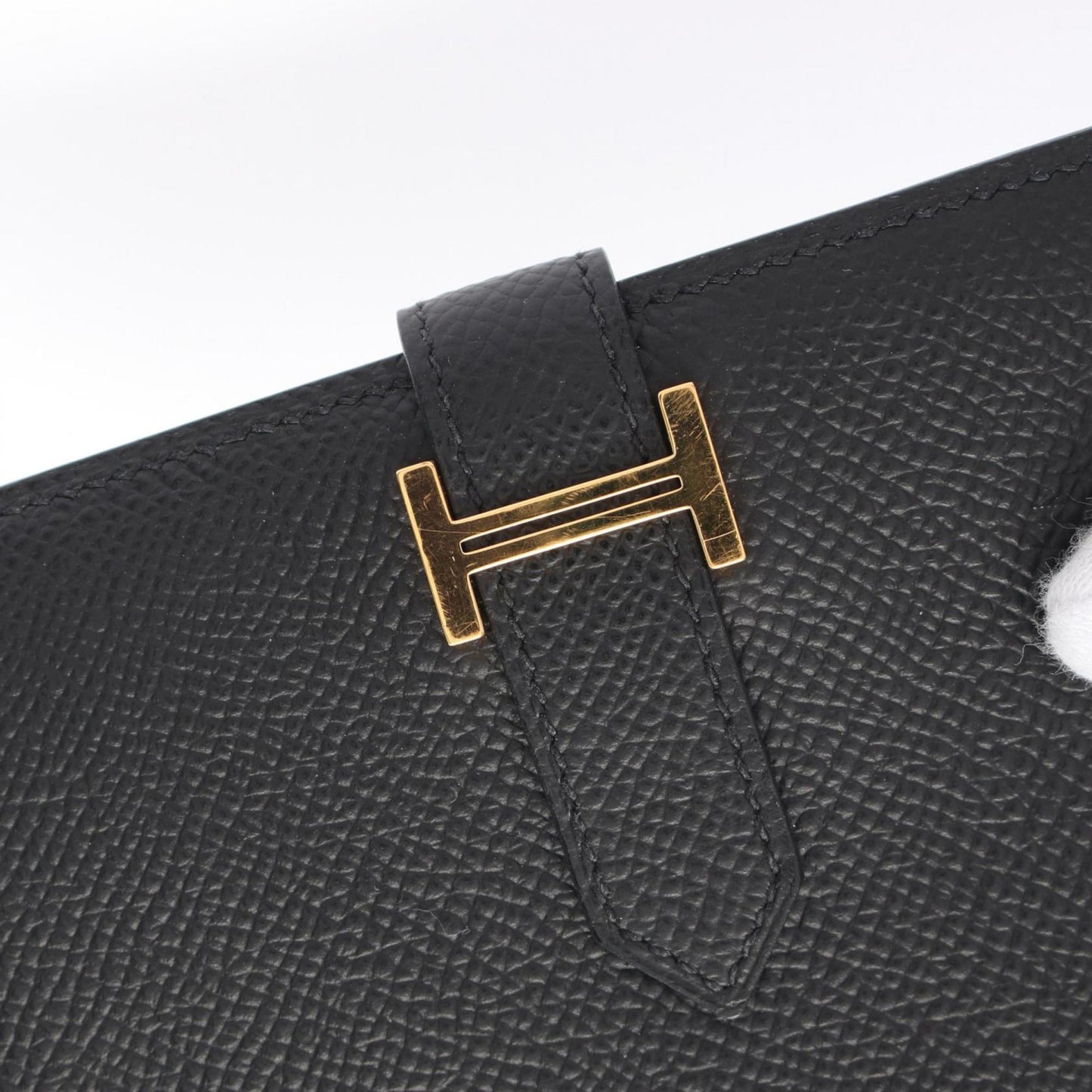 Hermes Hermes Bearn Compact Bi-Fold Wallet Epsom Leather