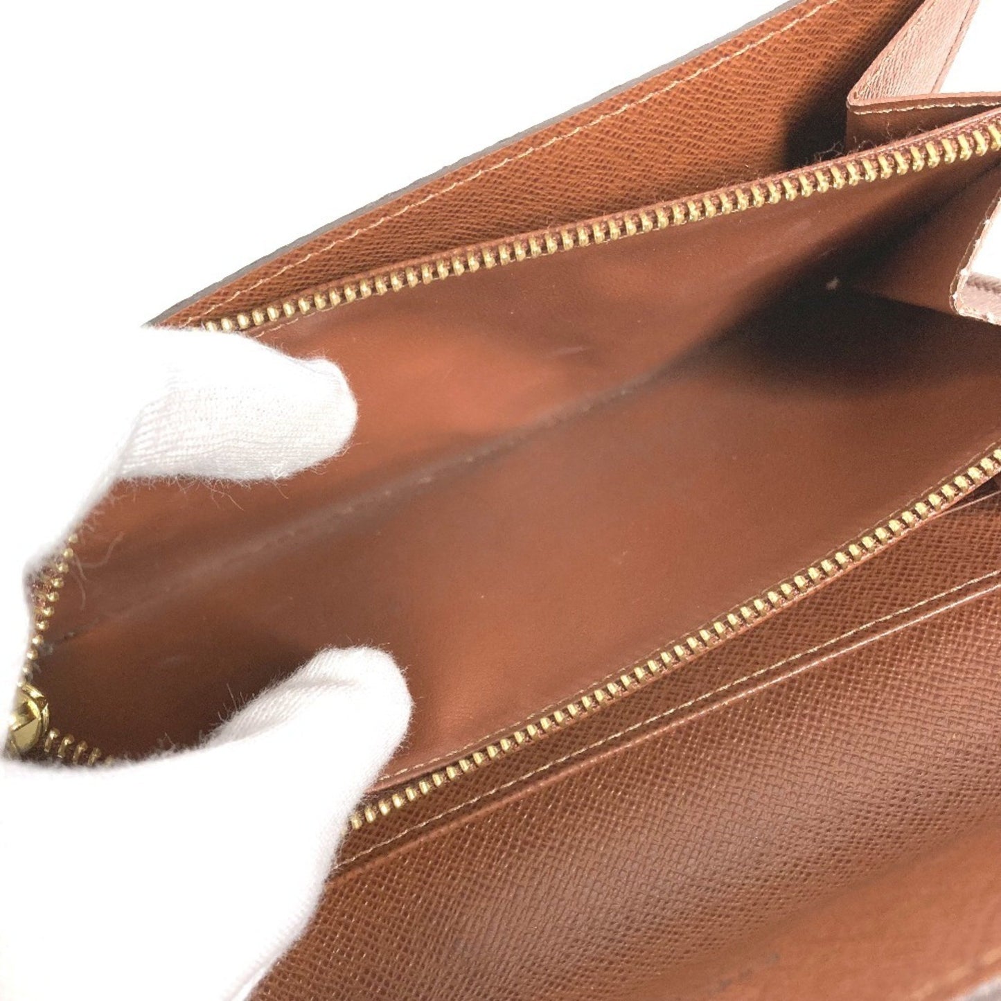 Louis Vuitton M61726 Monogram Porte Monnaie Credit Flap Long Wallet In Canvas