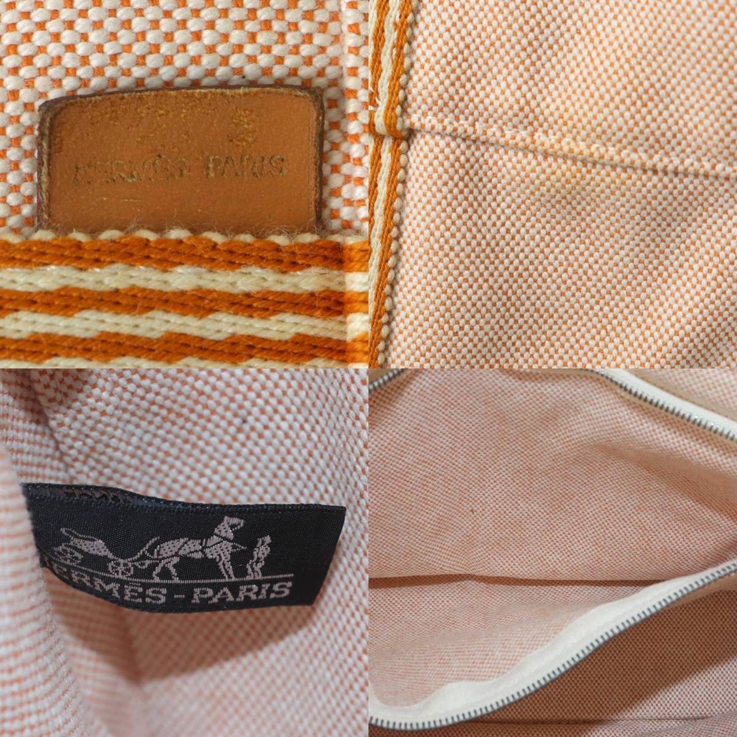 Cotton Hermes Handbag