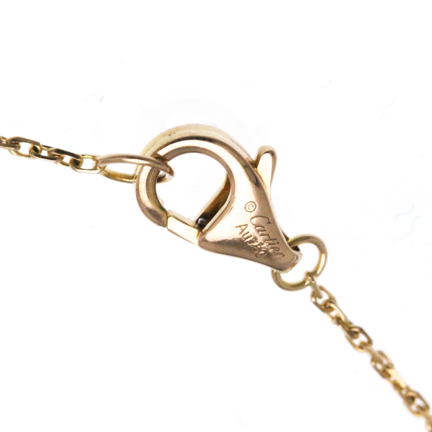 Cartier Baby Trinity 1P Diamond Necklace Pink Gold (18K)