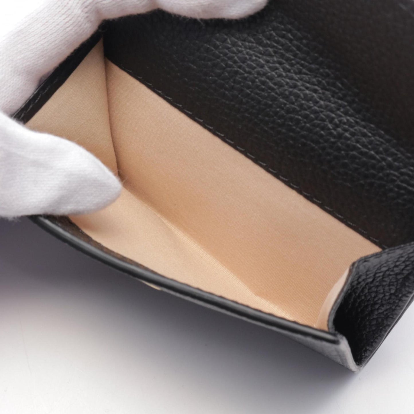 Chlo Chloe Marcie Small Trifold Wallet Tri-Fold Leather
