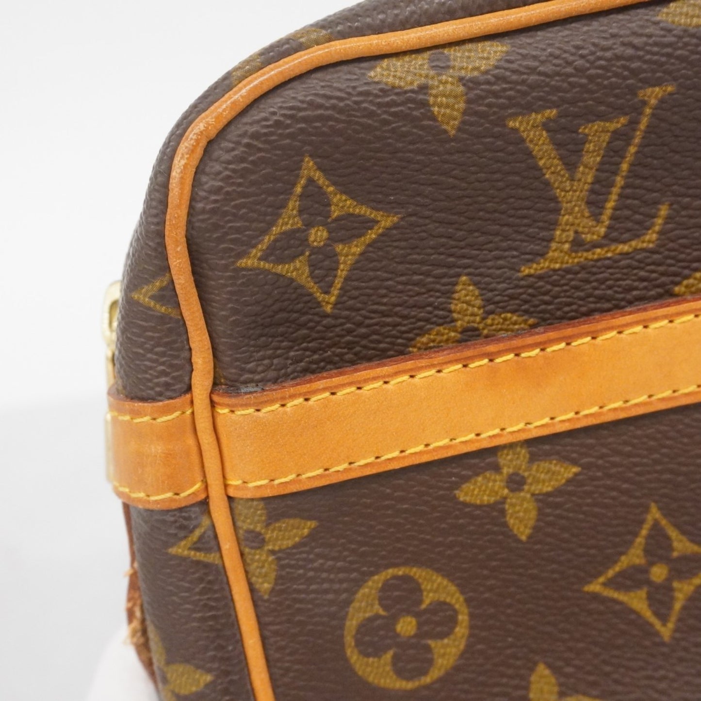 Louis Vuitton Monogram Compigne 28 Clutch Bag M51845 Brown