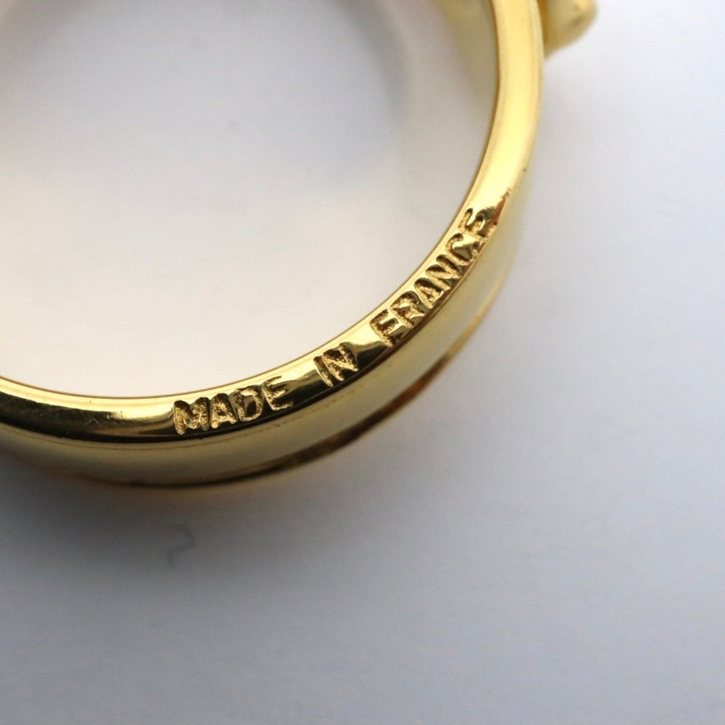 Hermes Herms Santur Scarf Ring 2 Belt Motif Gp