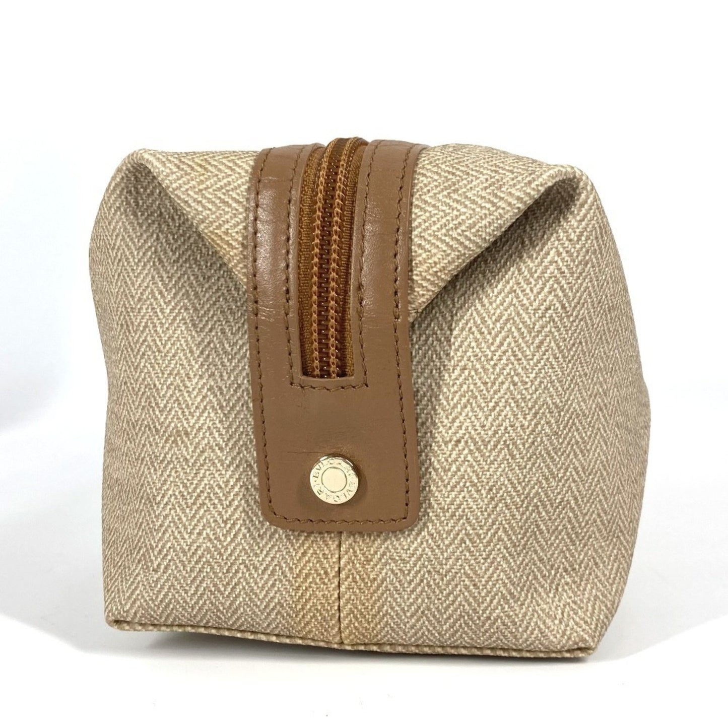 Bvlgari S.Bulgari Logo Pouch Second Bag Leather
