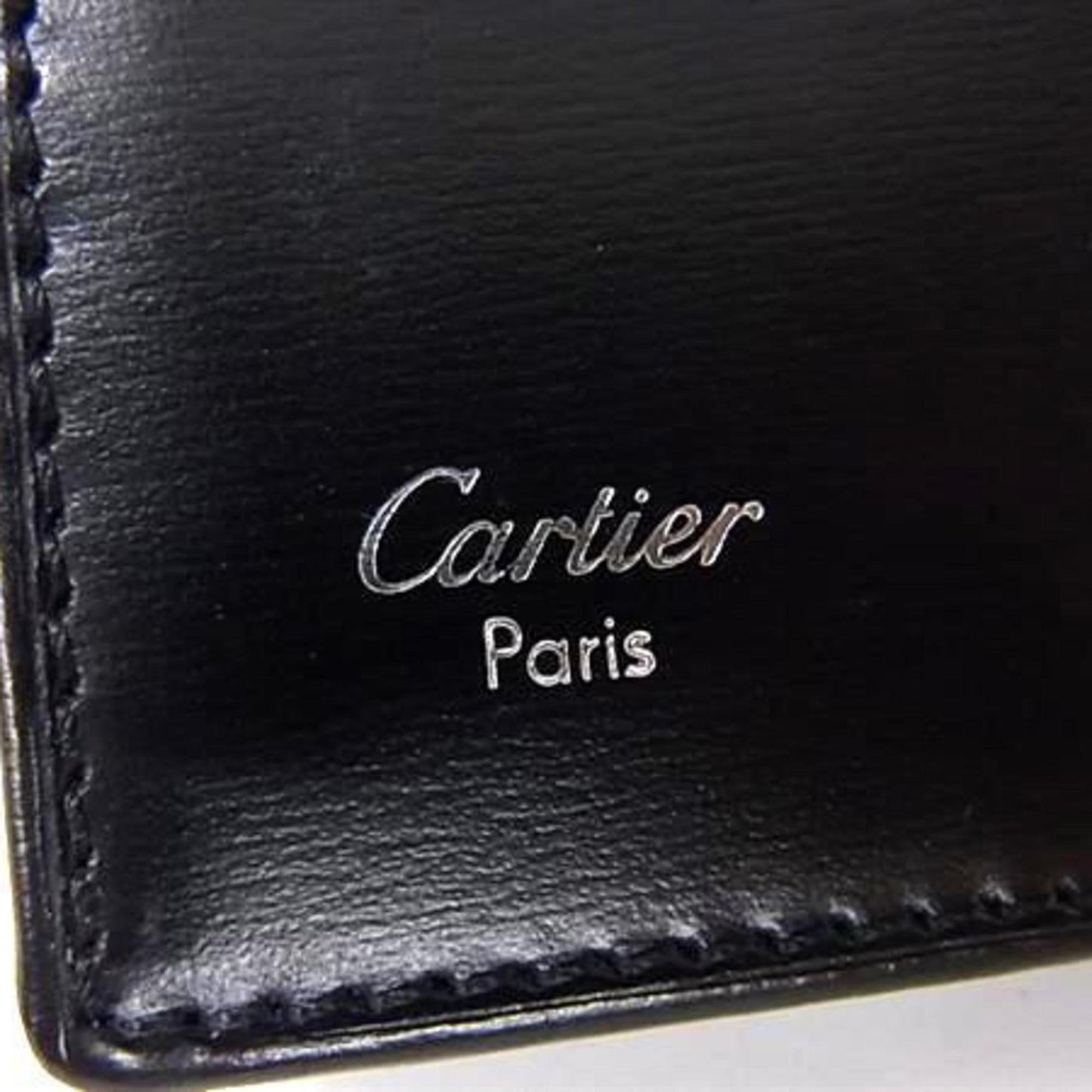 Cartier Pasha Black Leather Wallet