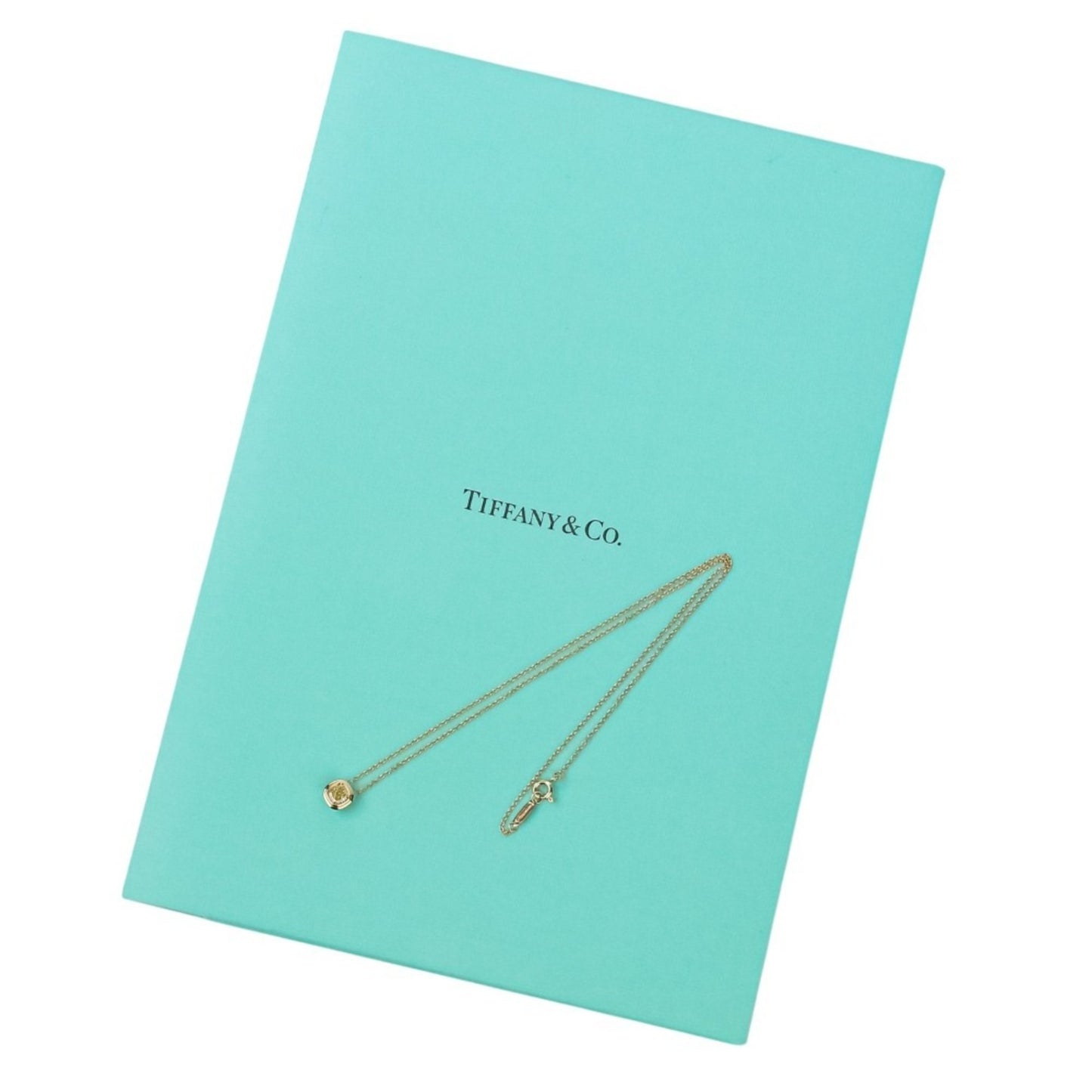 Tiffany & Co. Bizet Yellow Diamond 0.6Ct 750 Necklace In Gold