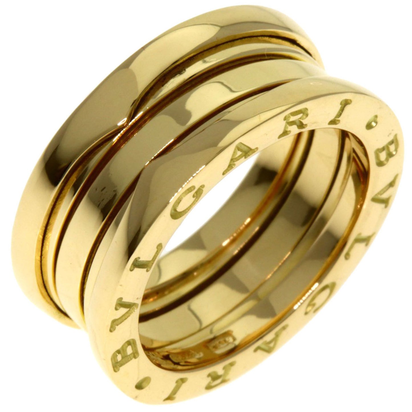 Bvlgari B-Zero1 2-Band #51 Ring In 18K Yellow Gold