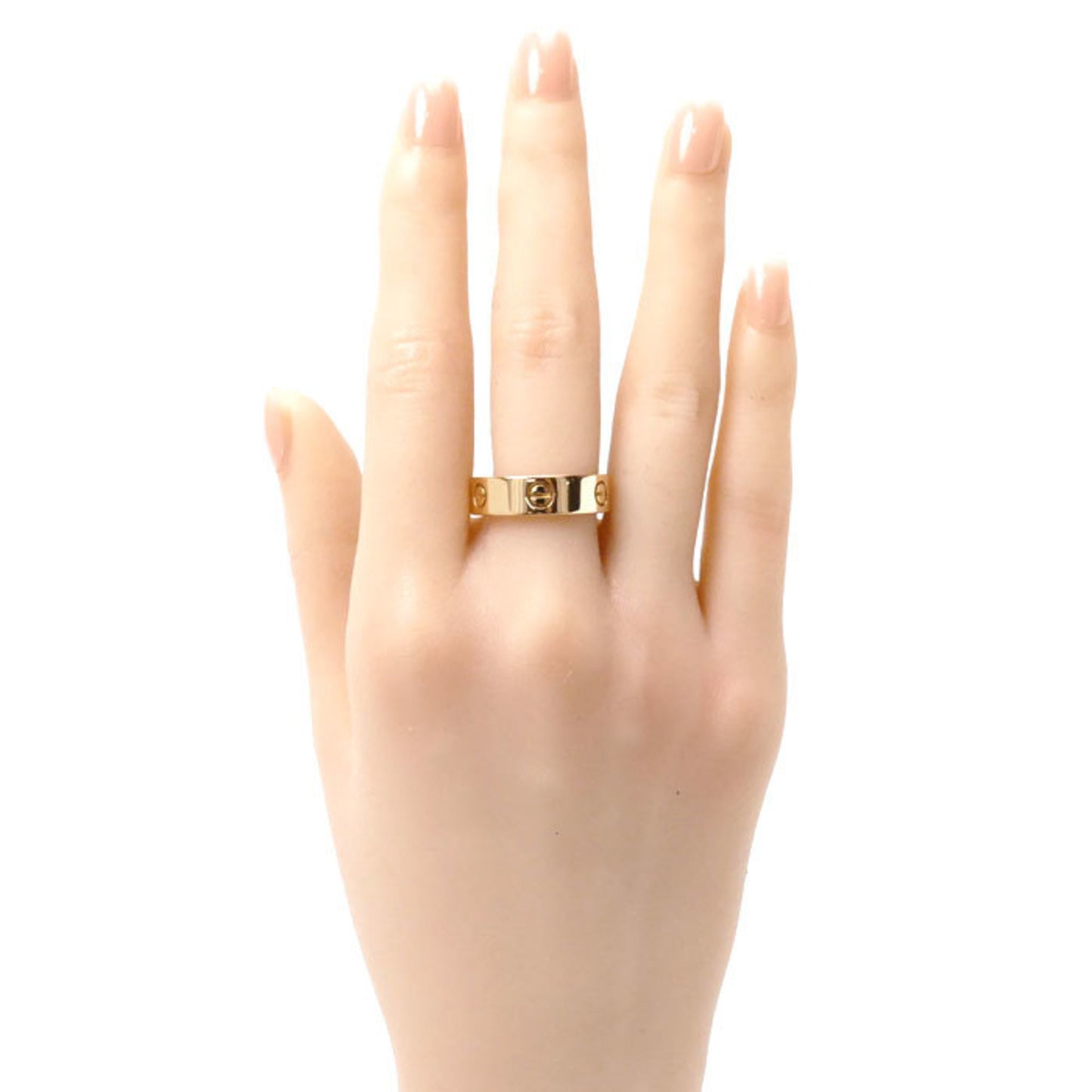 Cartier K18Pg Pink Gold Love Ring