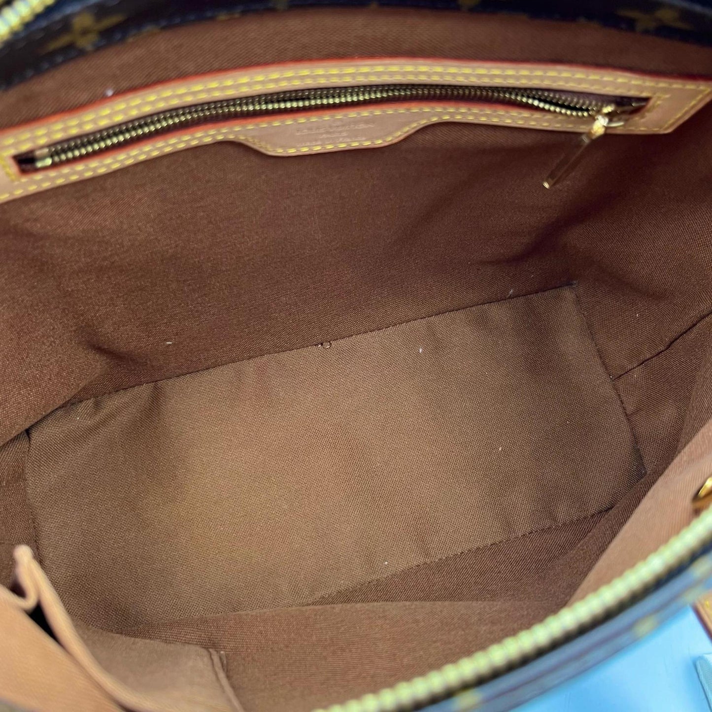 Louis Vuitton Cabas Piano Tote Bag M51148 Monogram Canvas Brown