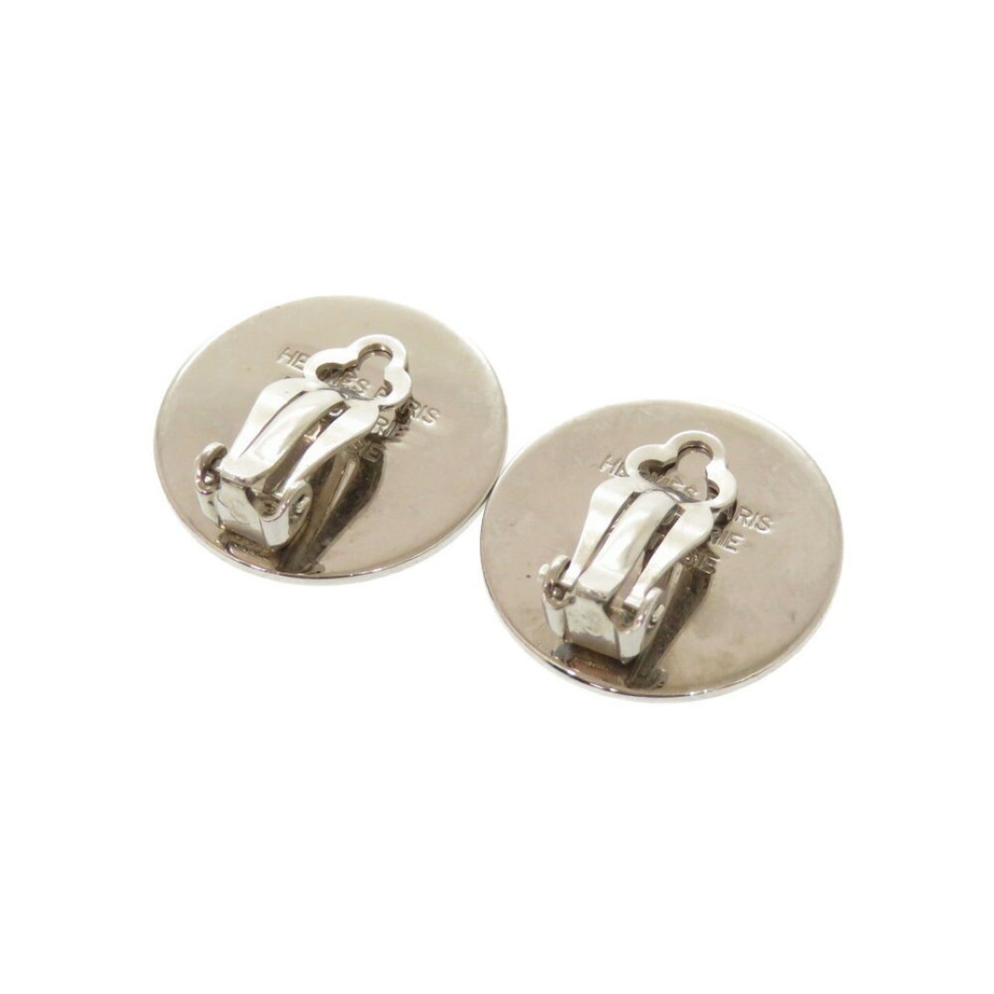 Hermes Serie Silver Earrings 0701 Hermes