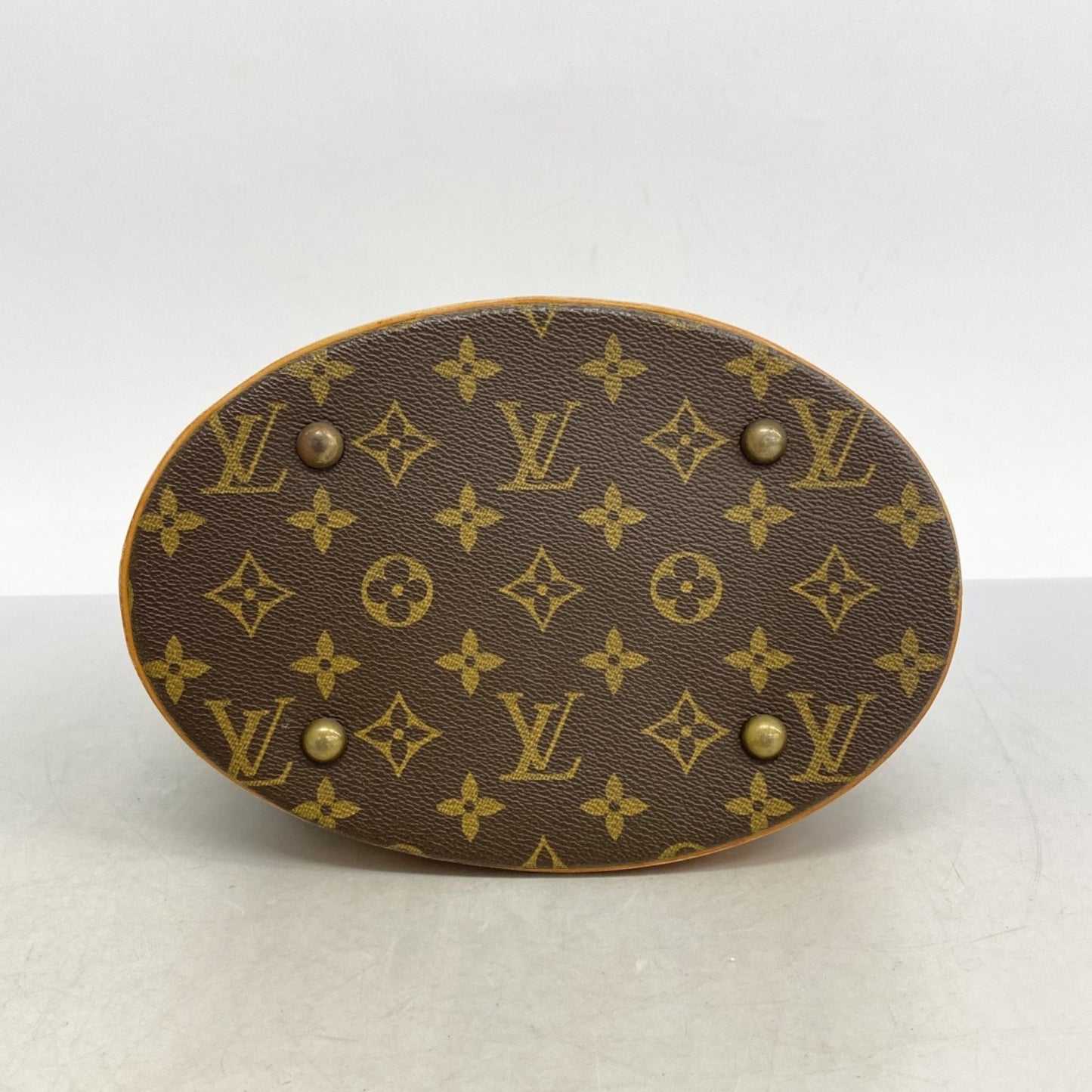 Louis Vuitton Monogram Bucket Pm Tote Bag M42238 Brown