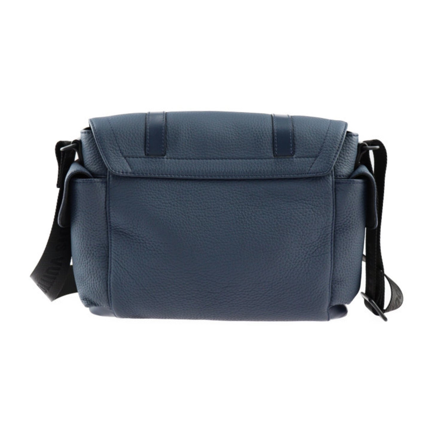 Louis Vuitton Christopher Messenger Shoulder Bag M58475 Taurillon Leather Blue Marine Black