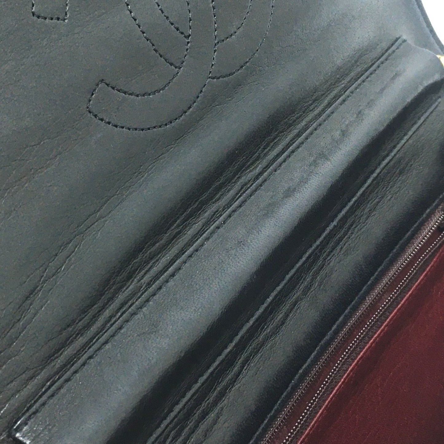 Chanel Cc Coco Mark Pochette Chain Bag Shoulder Lambskin