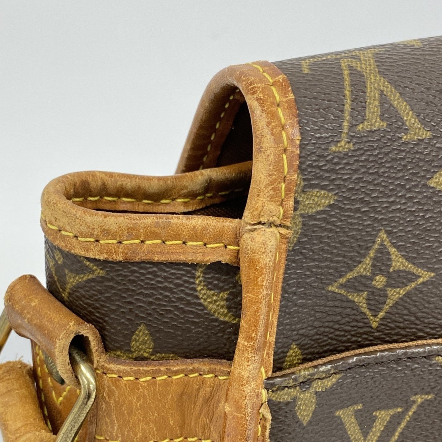 Louis Vuitton Monogram Gibessier Gm Shoulder Bag M42249 Brown