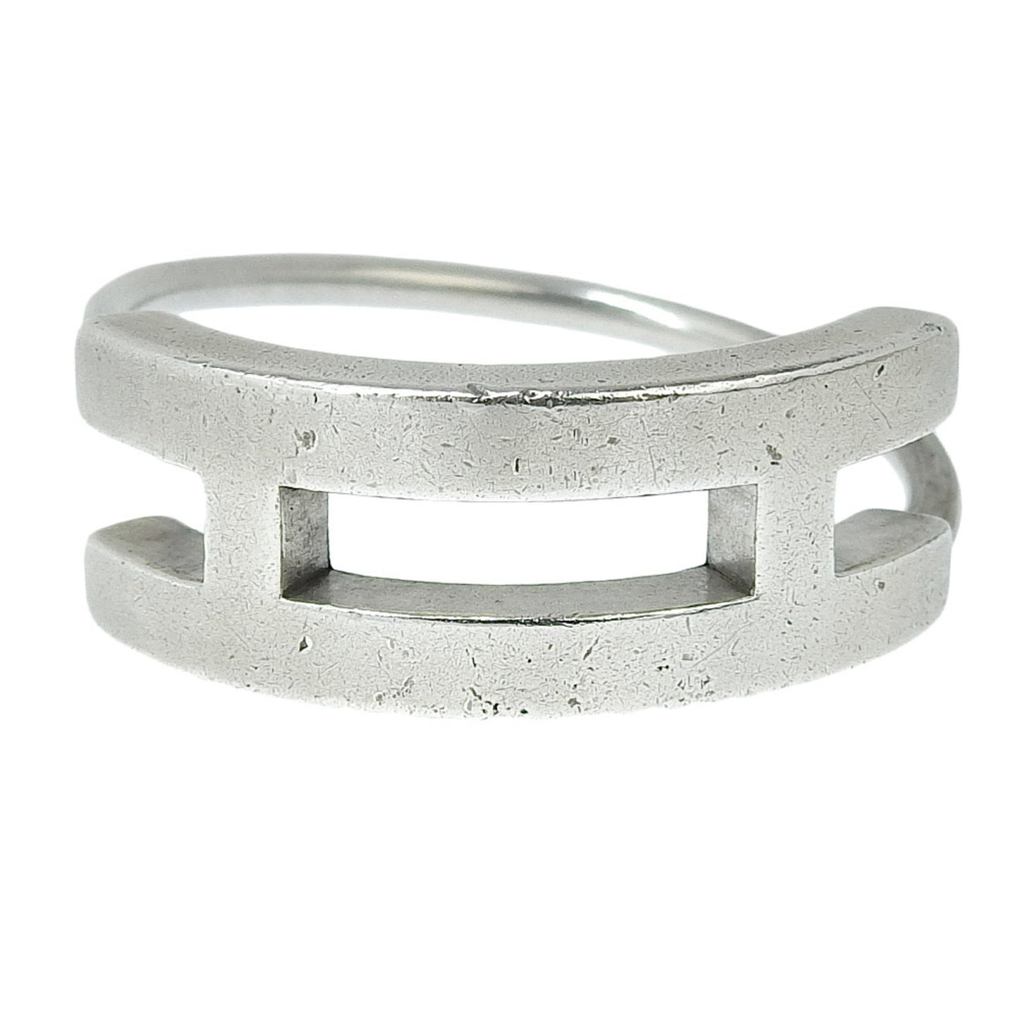 Hermes Hermes H Logo Key Ring Holder Ag925 Silver