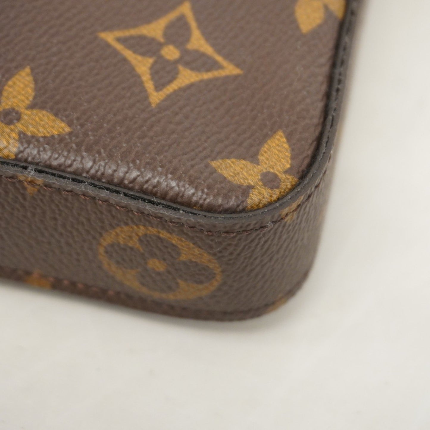 Louis Vuitton Monogram Pochette Felice Shoulder Wallet M62145 Brown