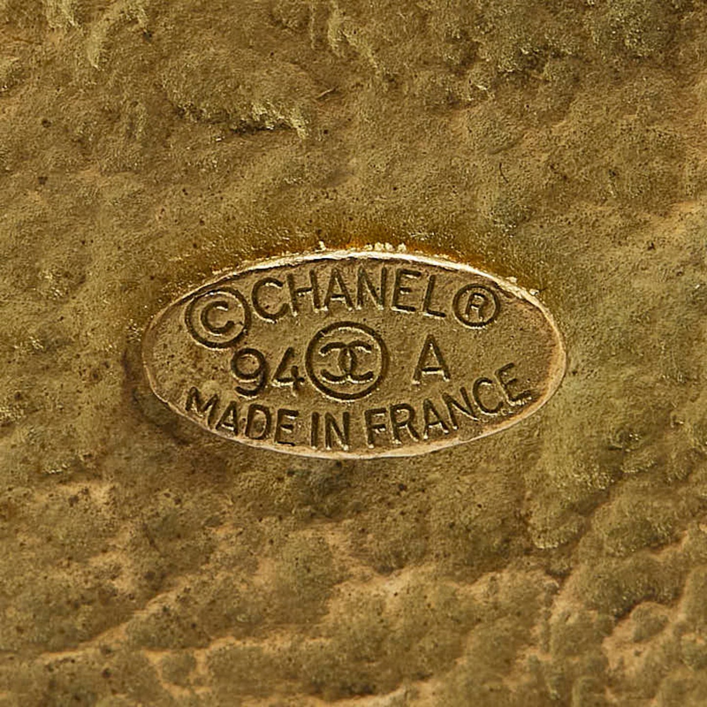 Chanel Coco Mark Brooch Gold Plated