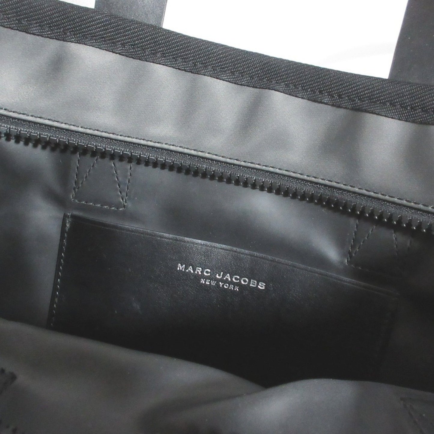 Marc Jacobs Charm Attached 2Way Tote Bag Shoulder Grey